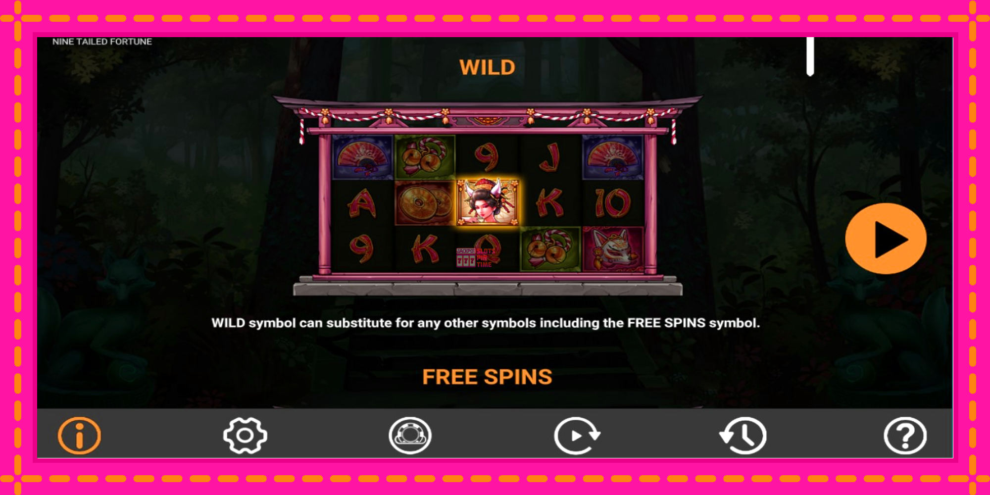 Slot machine Nine Tailed Fortune gratuitamente, immagine 4