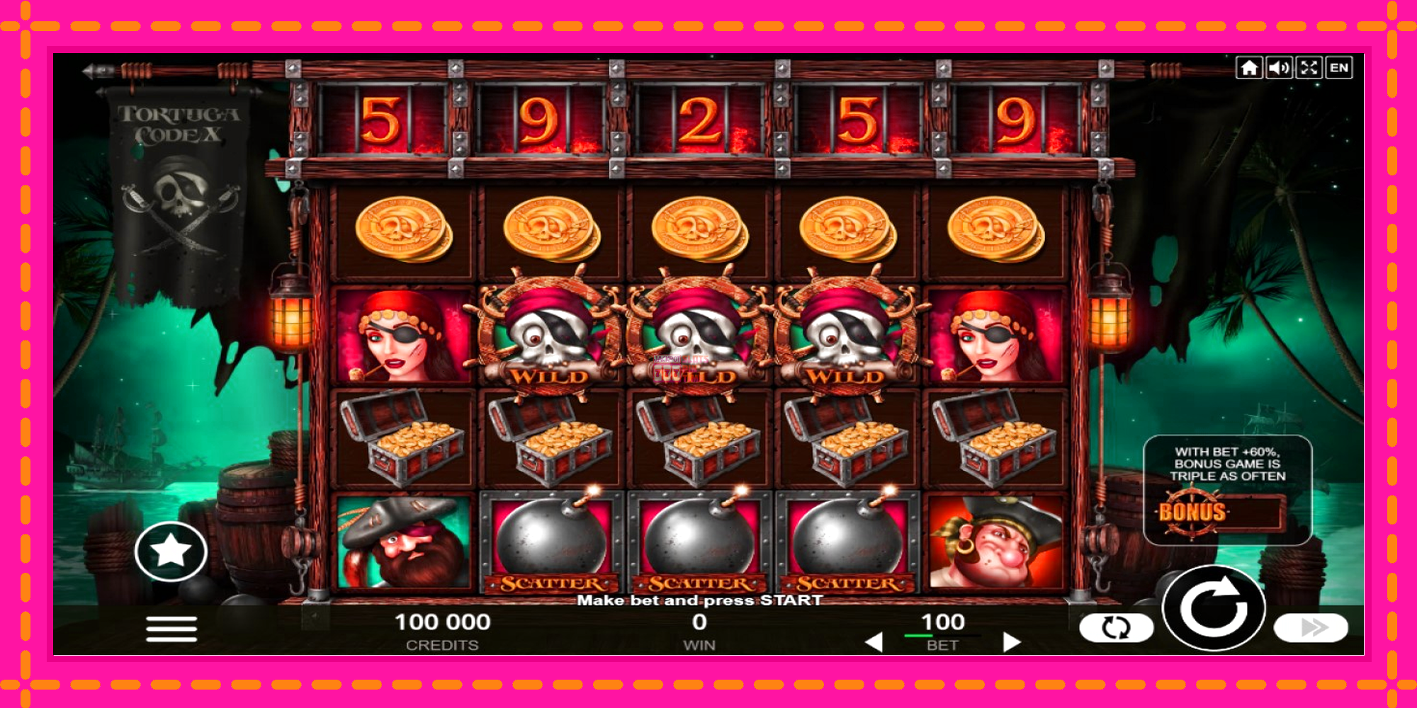 Slot machine Tortuga Codex gratuitamente, immagine 1