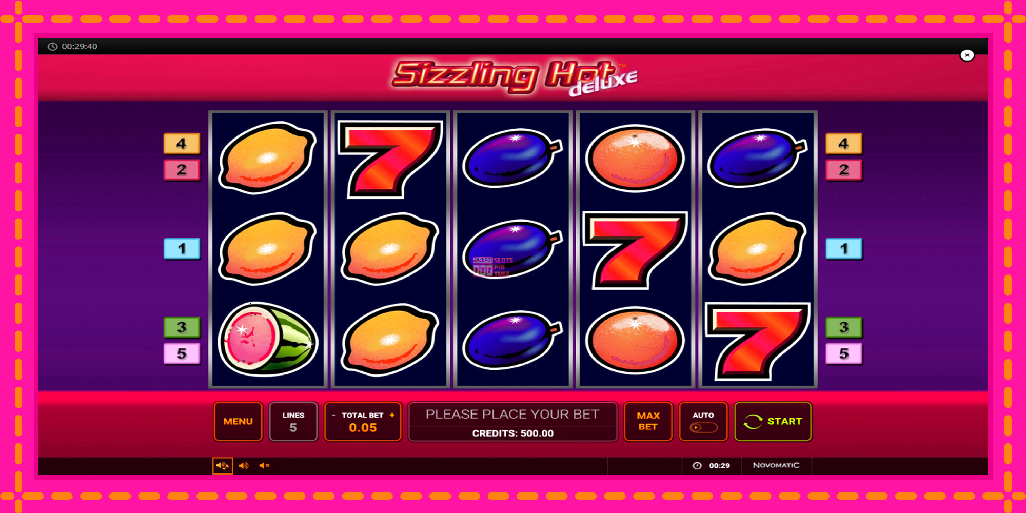 Slot machine Sizzling Hot Deluxe gratuitamente, immagine 2