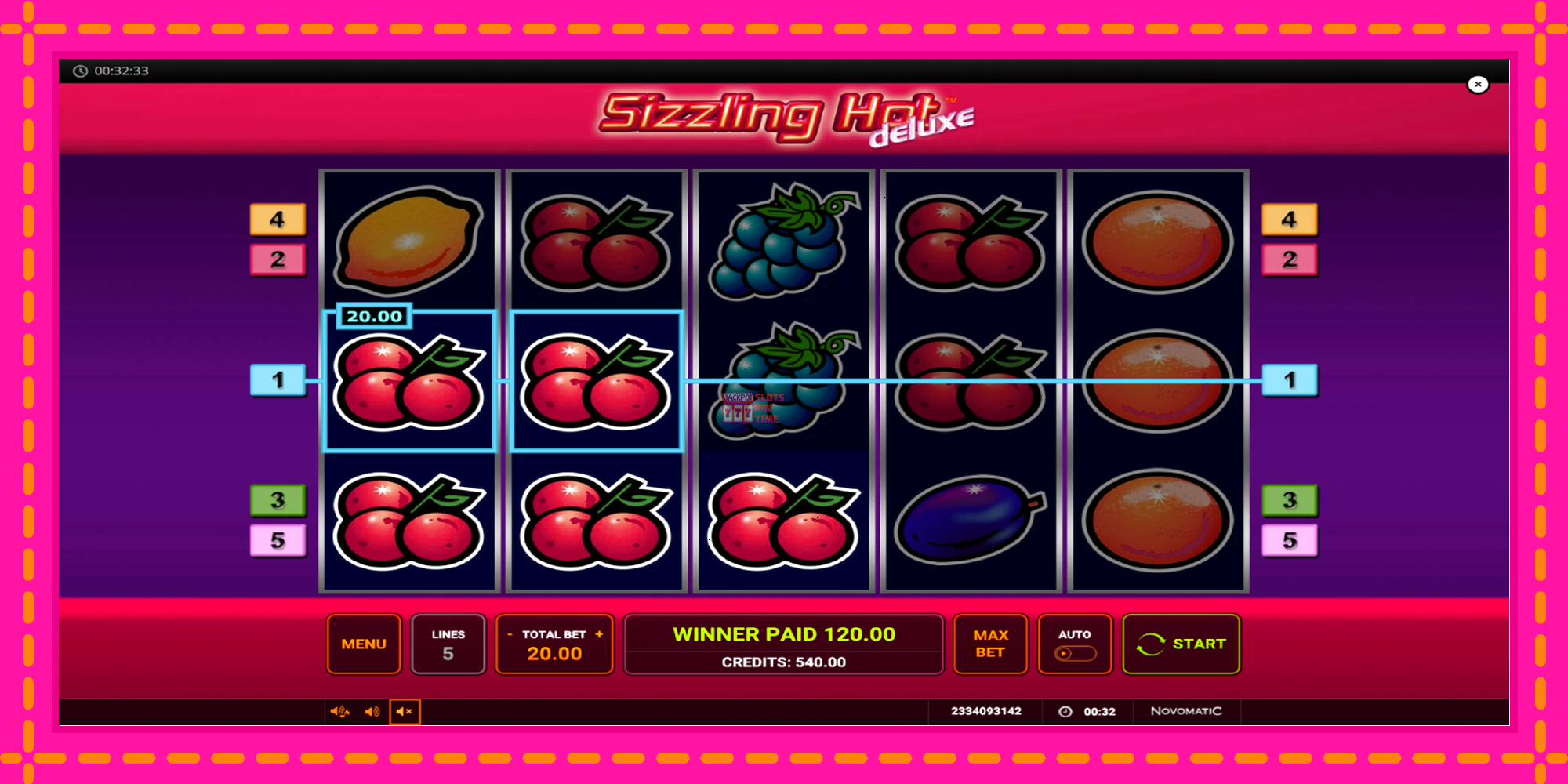 Slot machine Sizzling Hot Deluxe gratuitamente, immagine 4