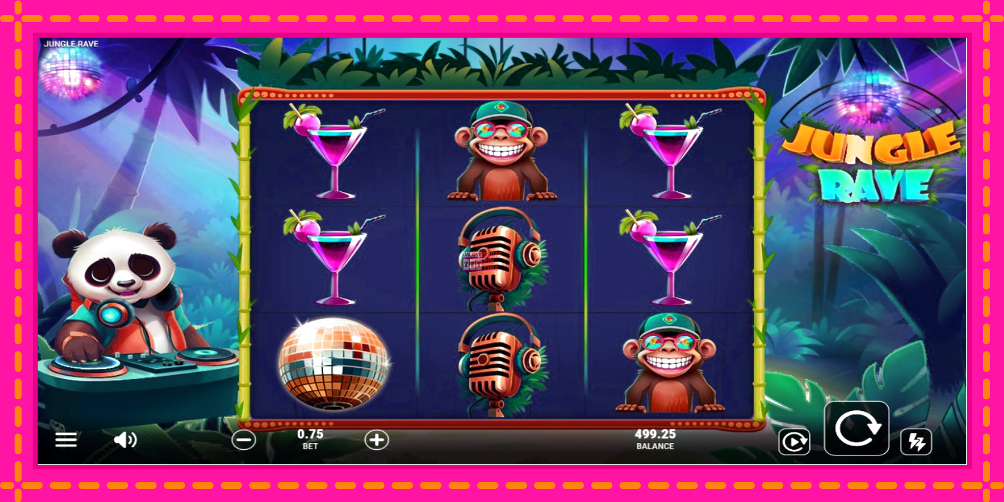 Slot machine Jungle Rave gratuitamente, immagine 2