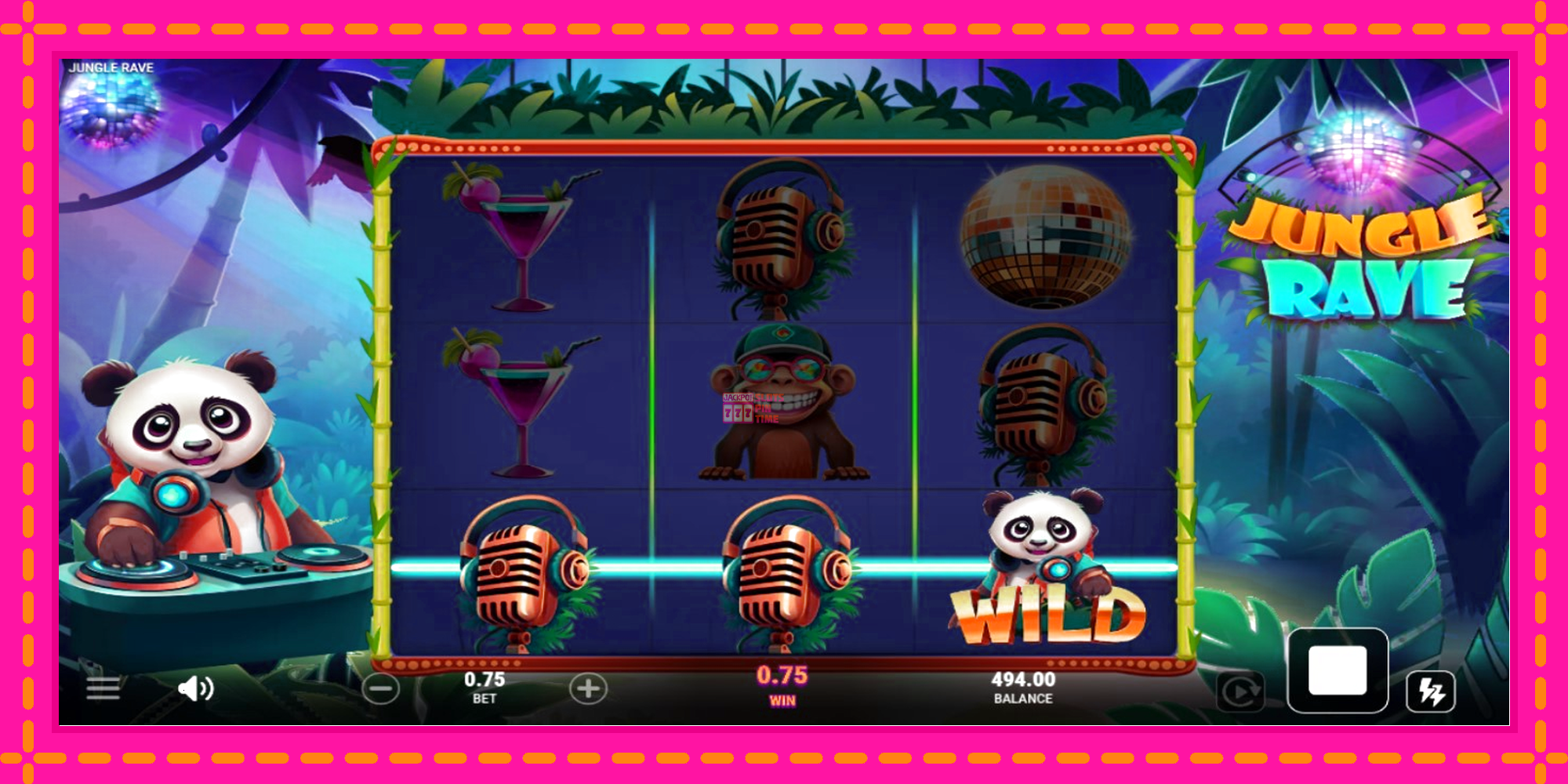 Slot machine Jungle Rave gratuitamente, immagine 3