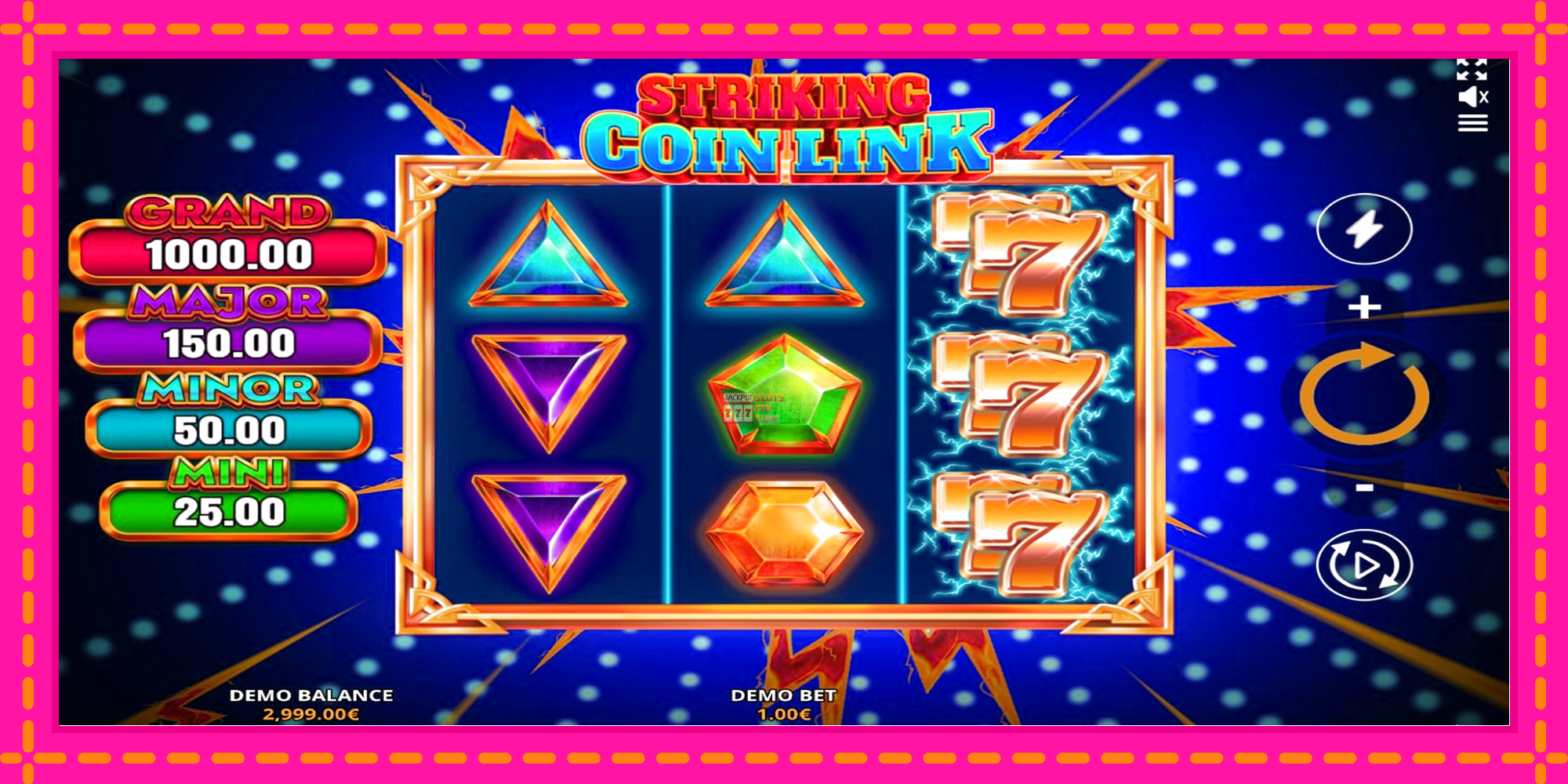 Slot machine Striking Coin Link gratuitamente, immagine 2