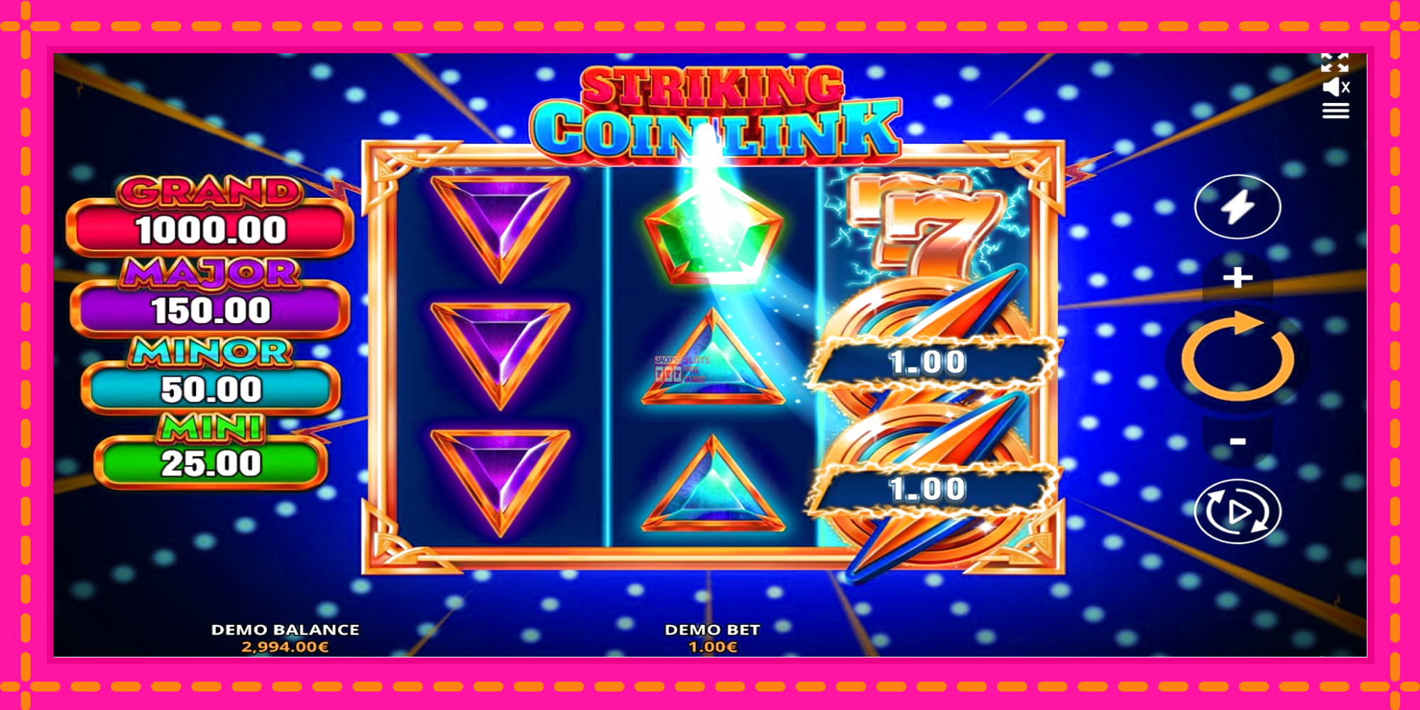 Slot machine Striking Coin Link gratuitamente, immagine 3