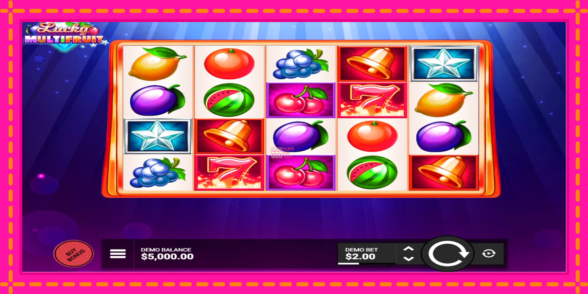 Slot machine Lucky Multifruit gratuitamente, immagine 1