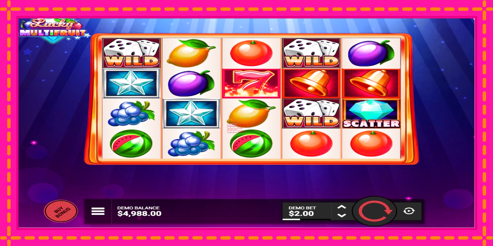 Slot machine Lucky Multifruit gratuitamente, immagine 2