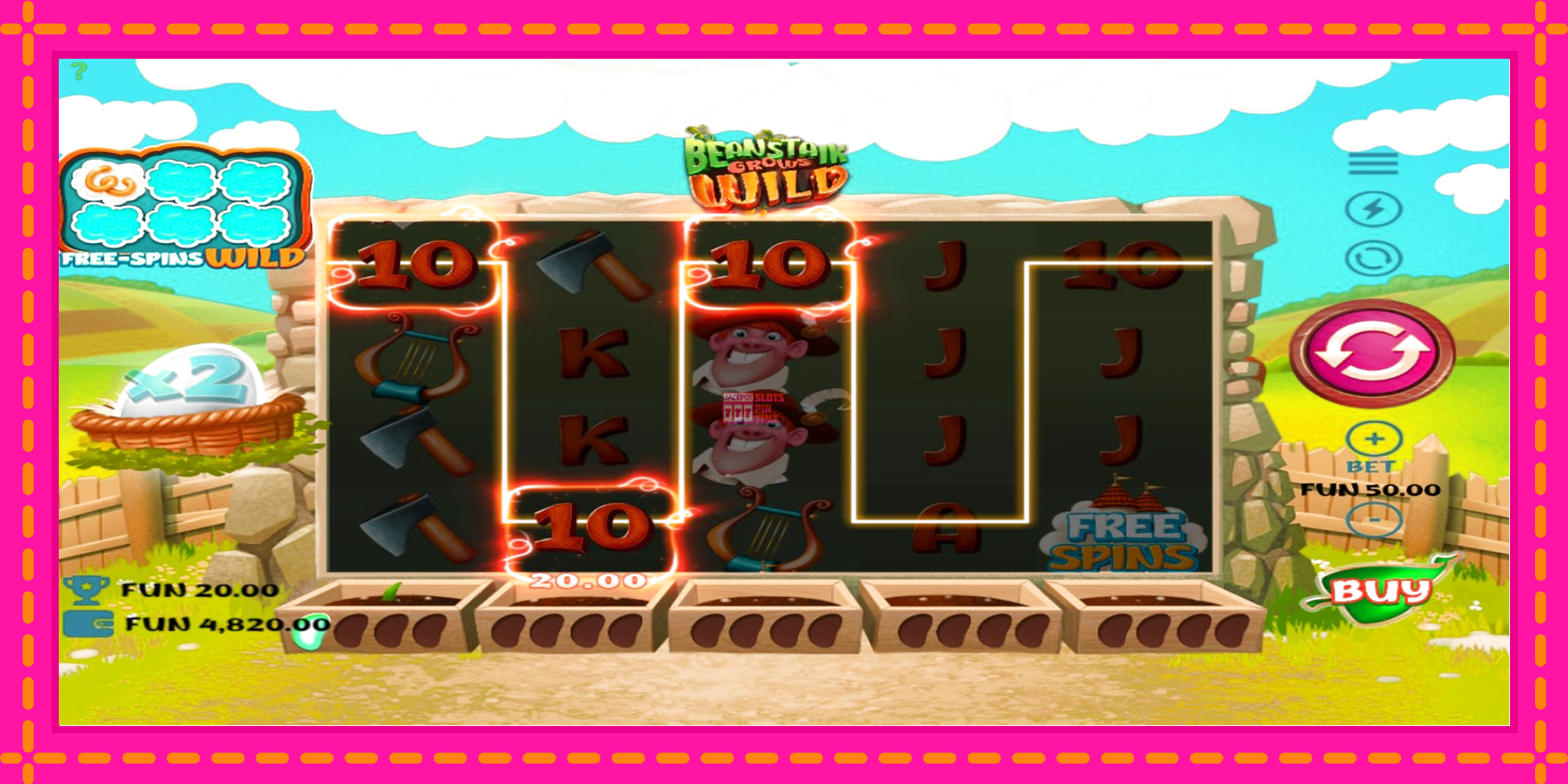 Slot machine Beanstalk Grows Wild gratuitamente, immagine 3