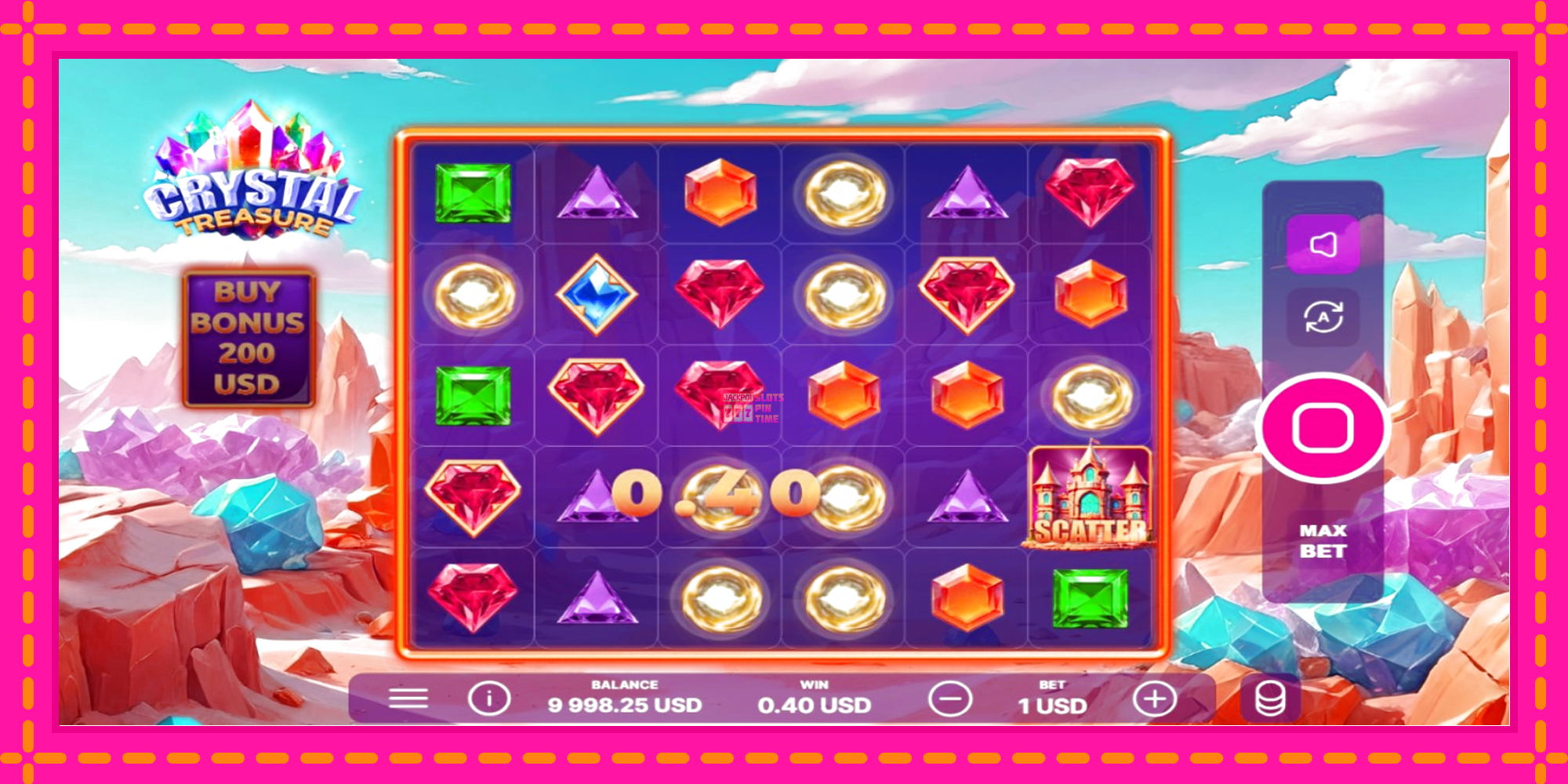 Slot machine Crystal Treasure gratuitamente, immagine 3