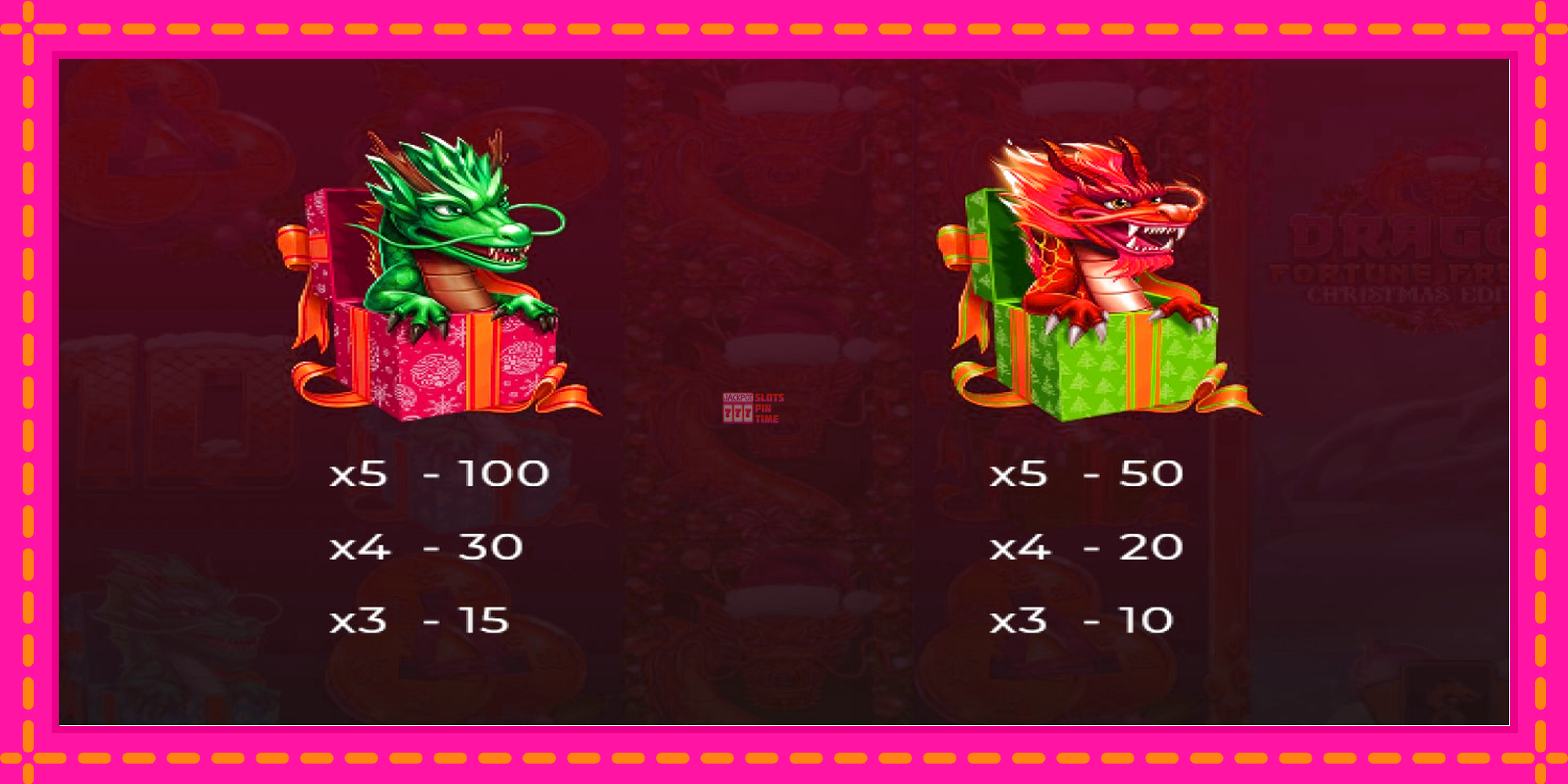 Slot machine Dragon Fortune Frenzy Christmas Edition gratuitamente, immagine 4