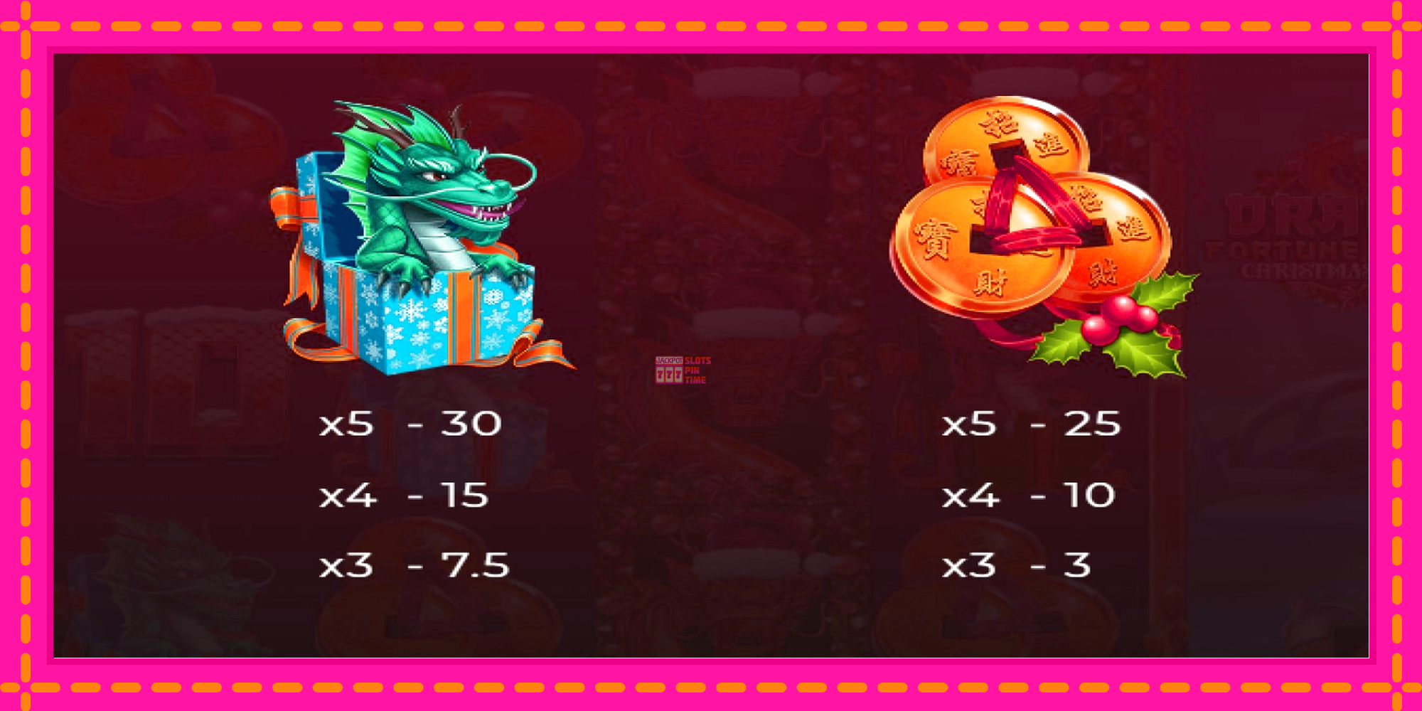 Slot machine Dragon Fortune Frenzy Christmas Edition gratuitamente, immagine 5