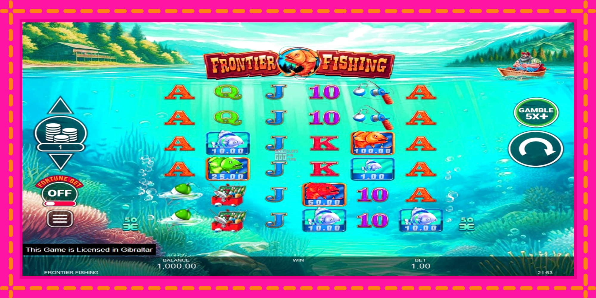 Slot machine Frontier Fishing gratuitamente, immagine 2