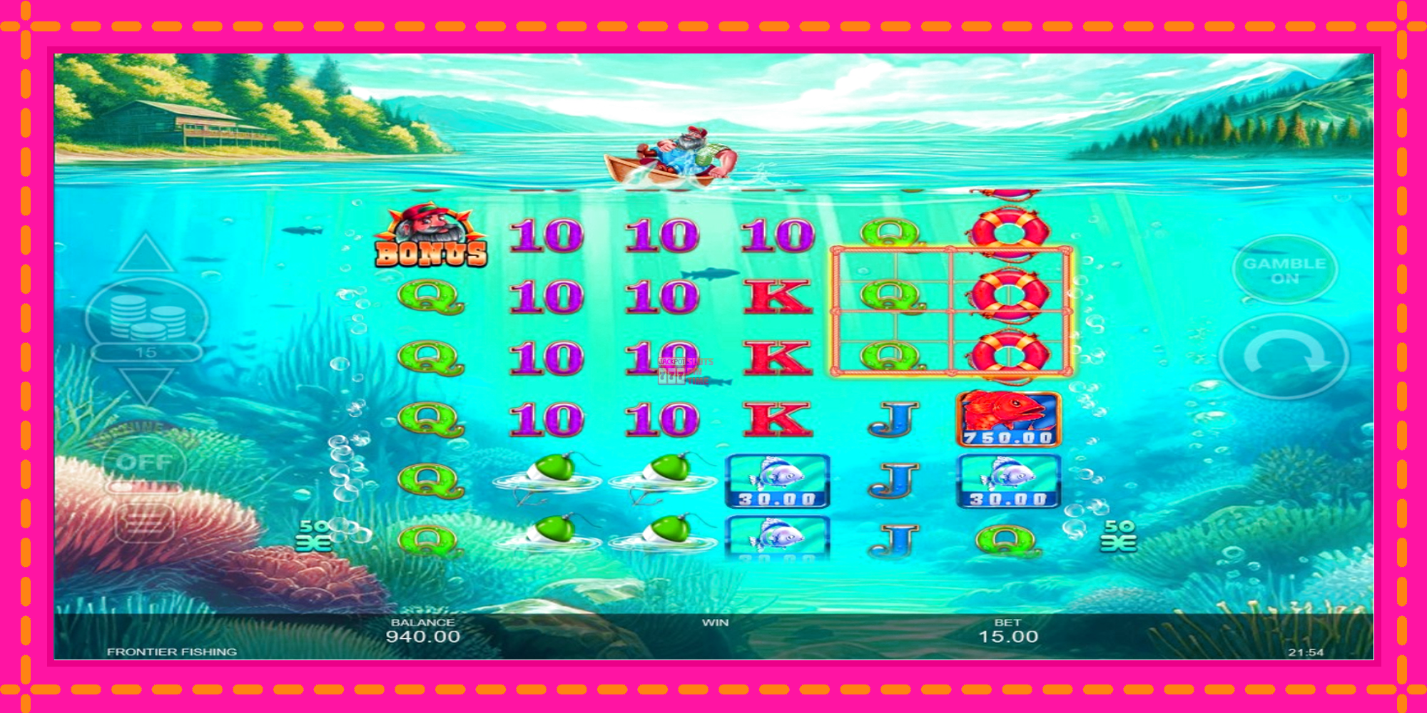 Slot machine Frontier Fishing gratuitamente, immagine 3