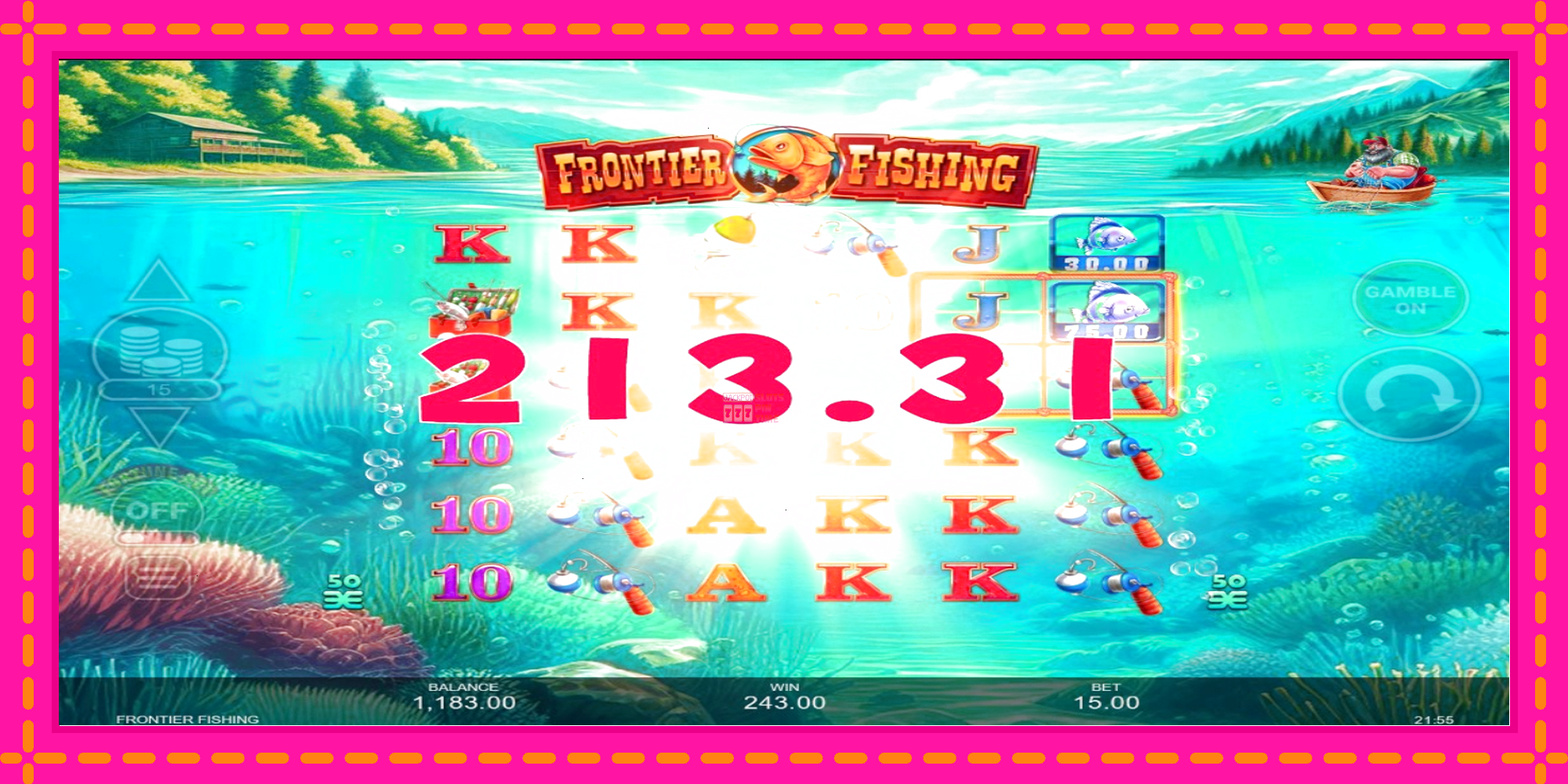 Slot machine Frontier Fishing gratuitamente, immagine 6