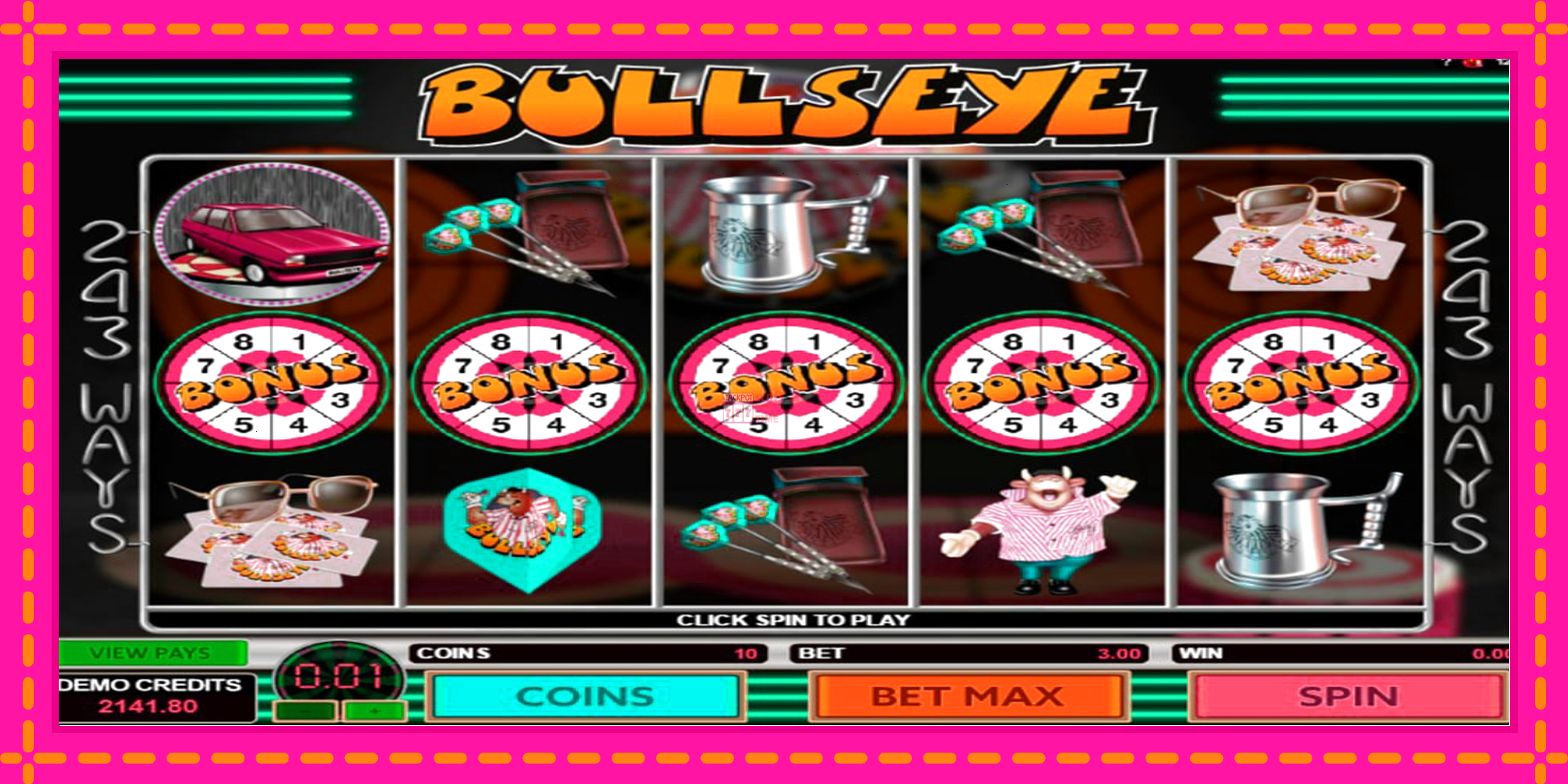 Slot machine Bullseye gratuitamente, immagine 1