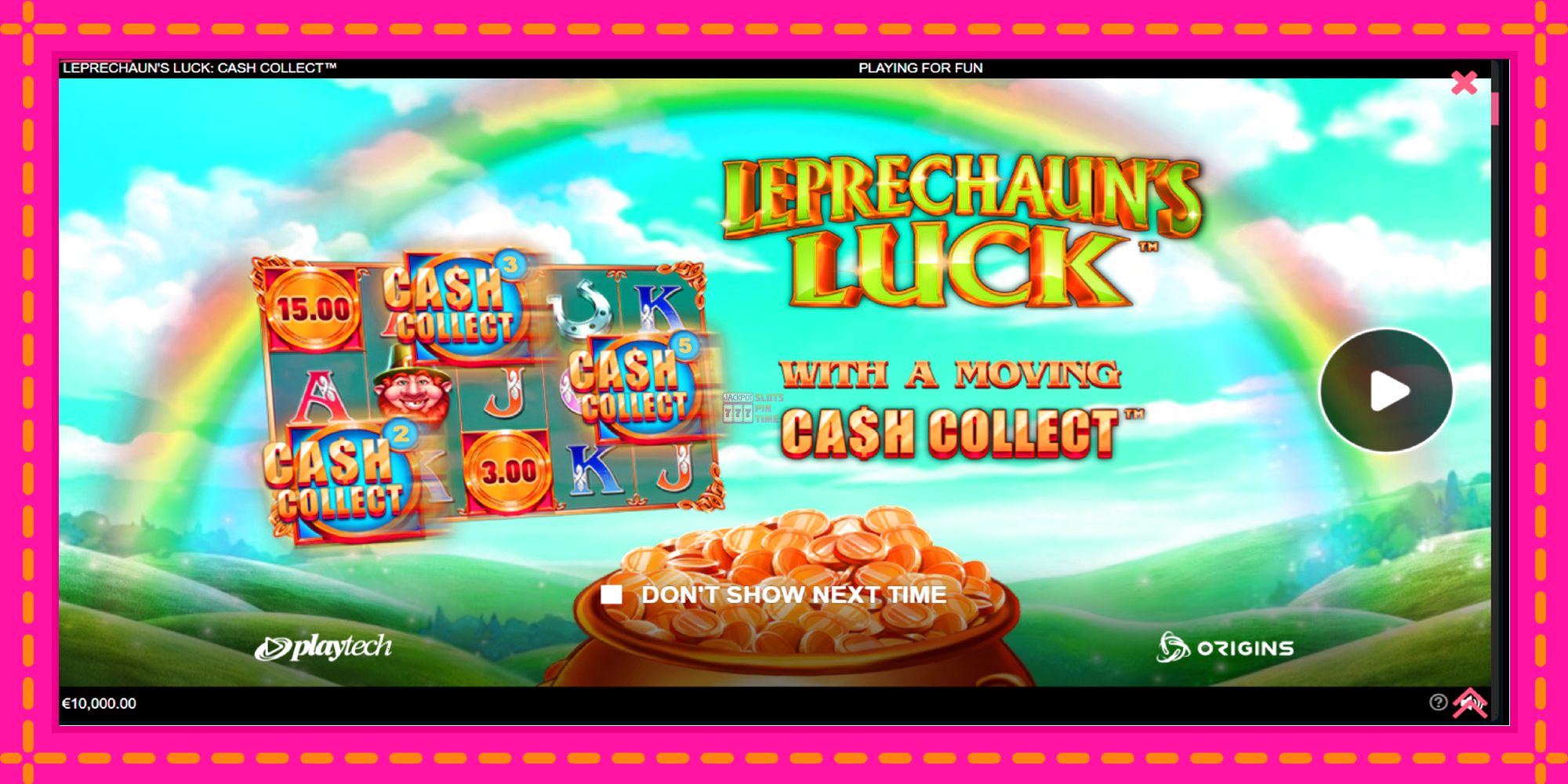 Slot machine Leprechauns Luck Cash Collect Megaways PowerPlay Jackpot gratuitamente, immagine 1