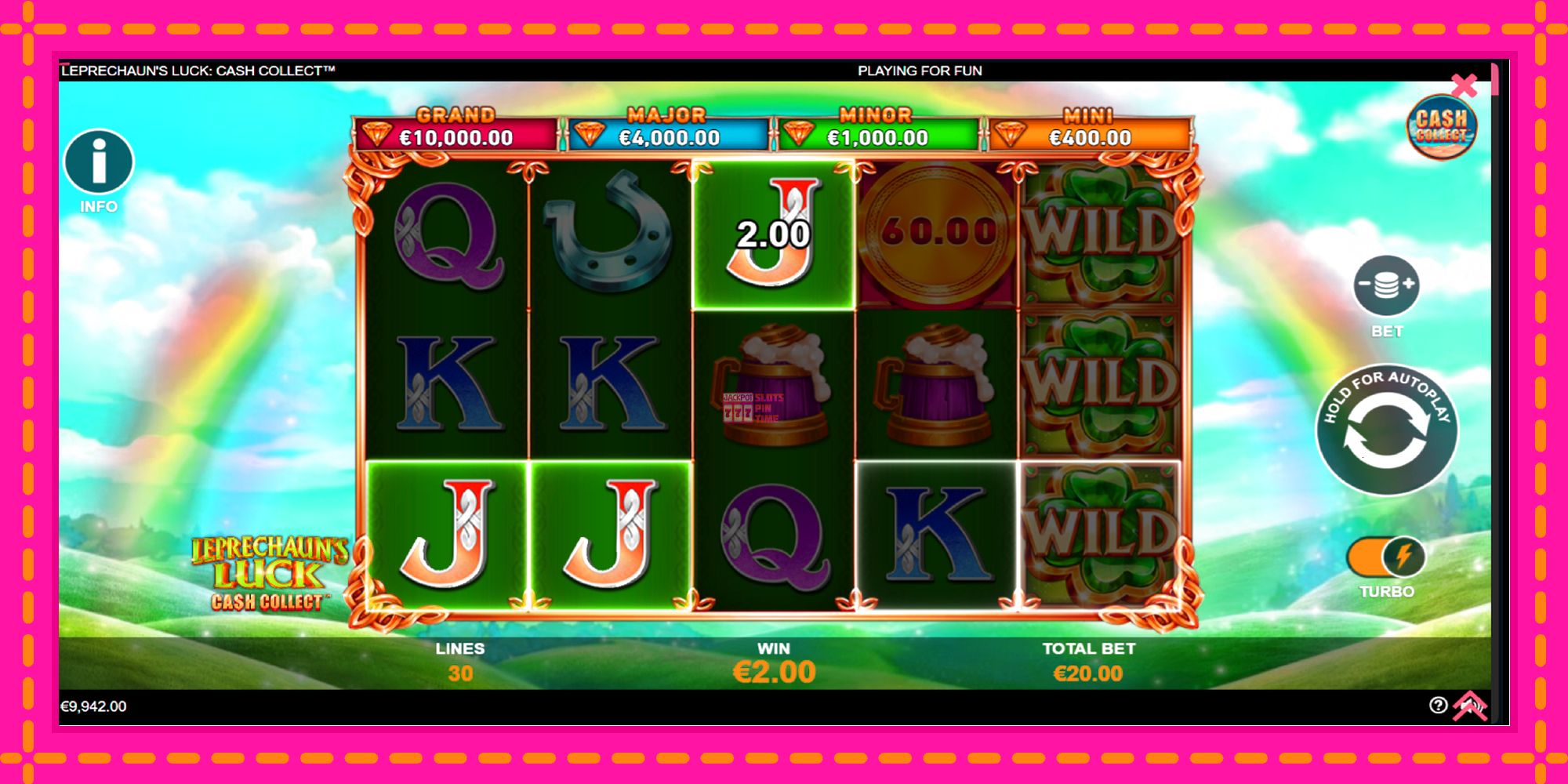 Slot machine Leprechauns Luck Cash Collect Megaways PowerPlay Jackpot gratuitamente, immagine 3