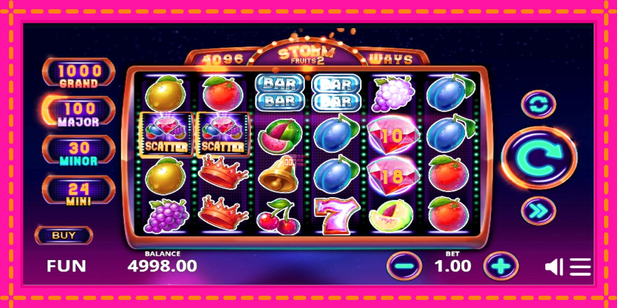 Slot machine Storm Fruits 2 gratuitamente, immagine 2