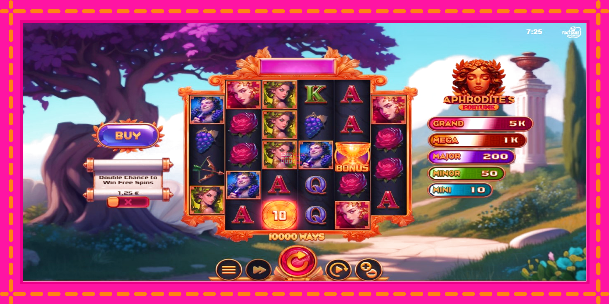 Slot machine Aphrodites Fortune gratuitamente, immagine 1