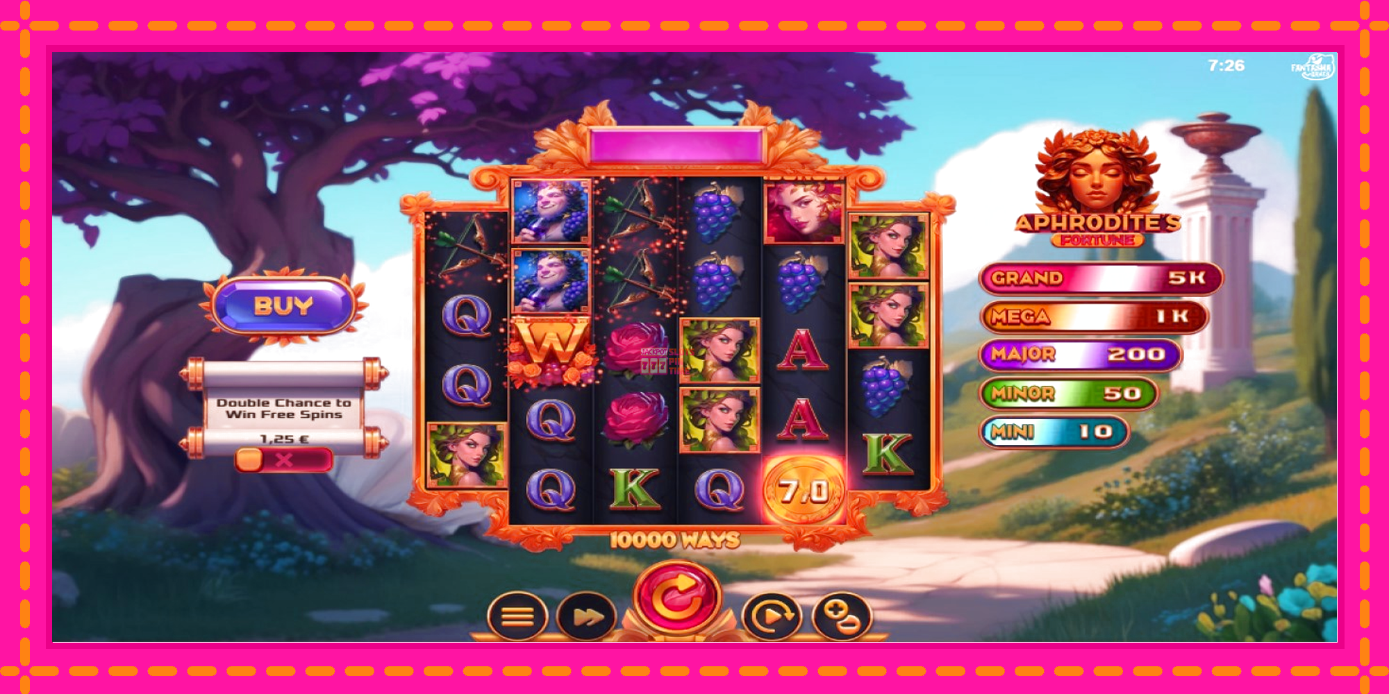 Slot machine Aphrodites Fortune gratuitamente, immagine 2