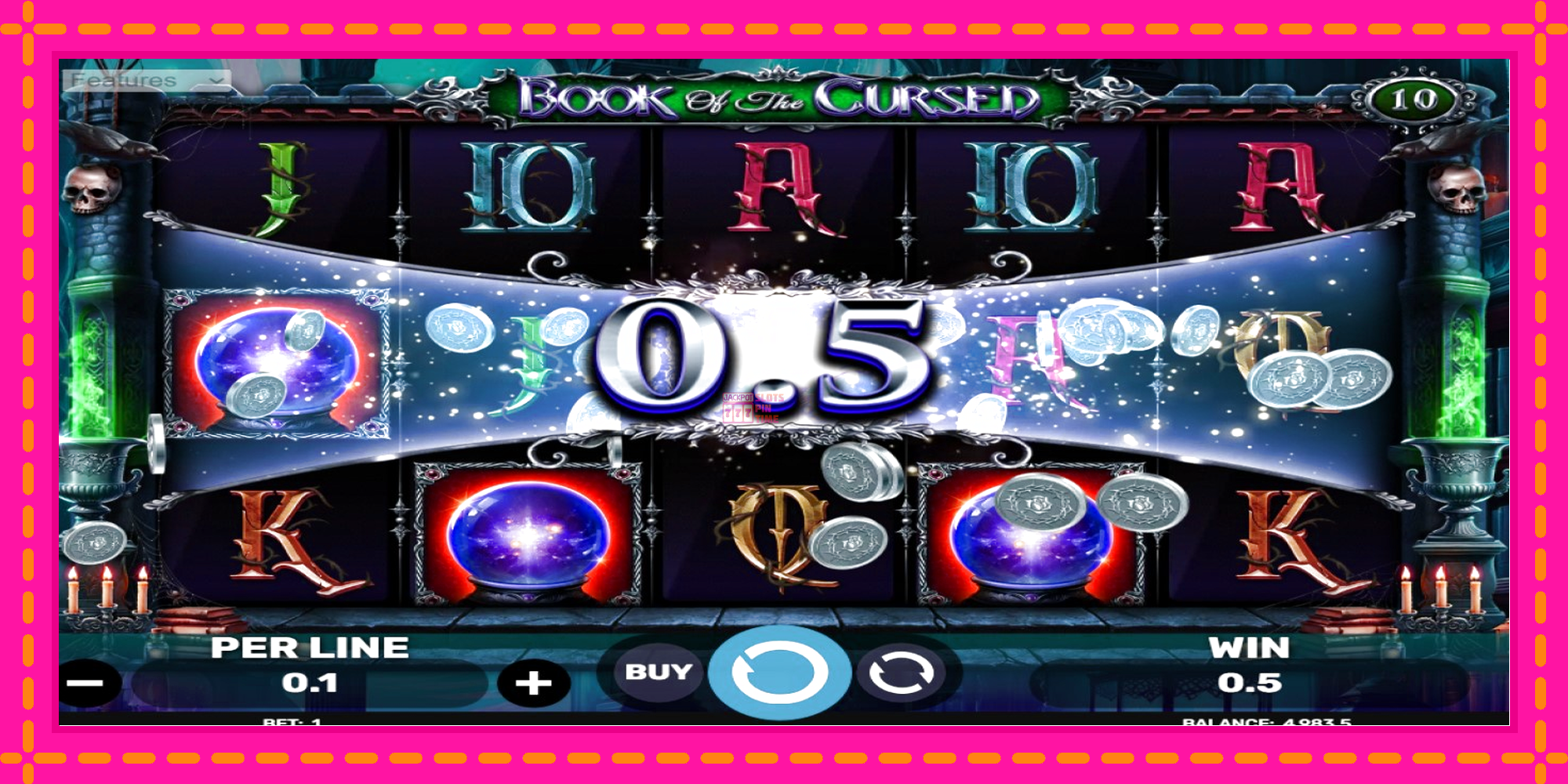 Slot machine Book of the Cursed gratuitamente, immagine 3