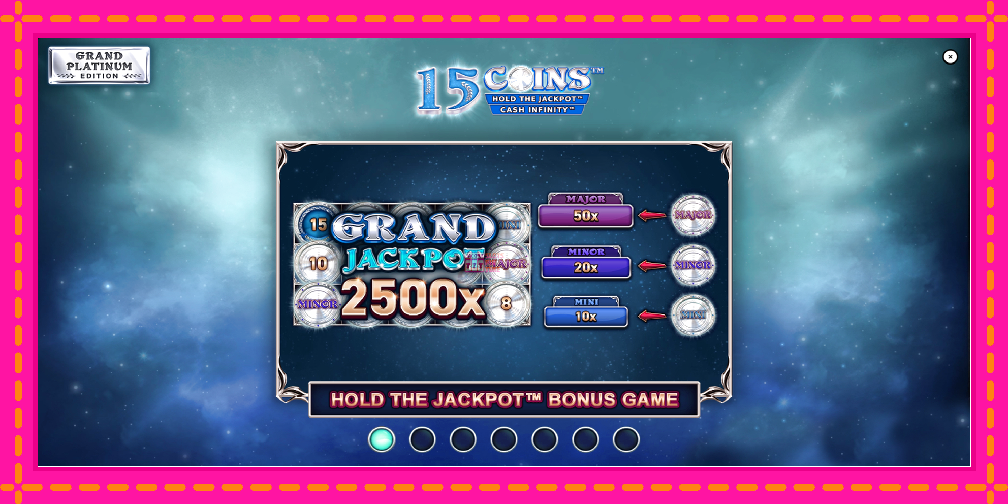 Slot machine 15 Coins Grand Platinum Edition gratuitamente, immagine 1