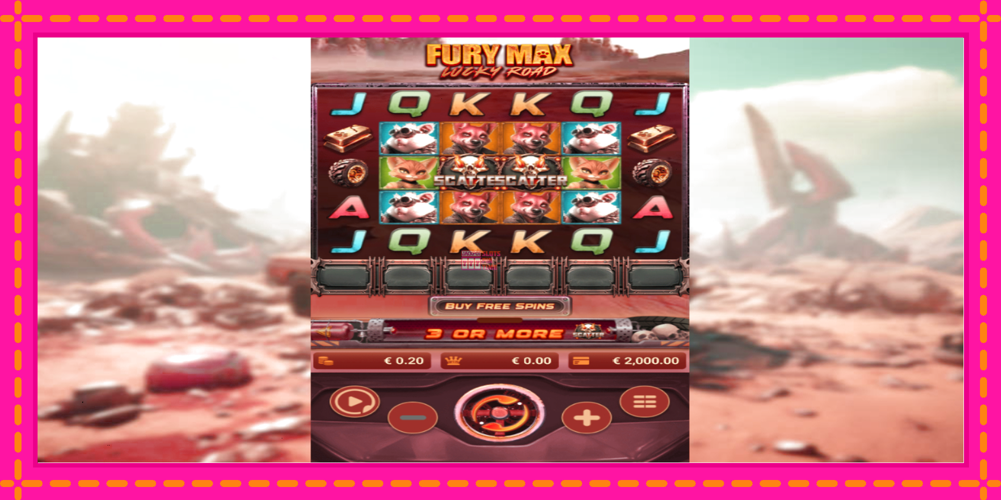 Slot machine Fury Max Lucky Road gratuitamente, immagine 2