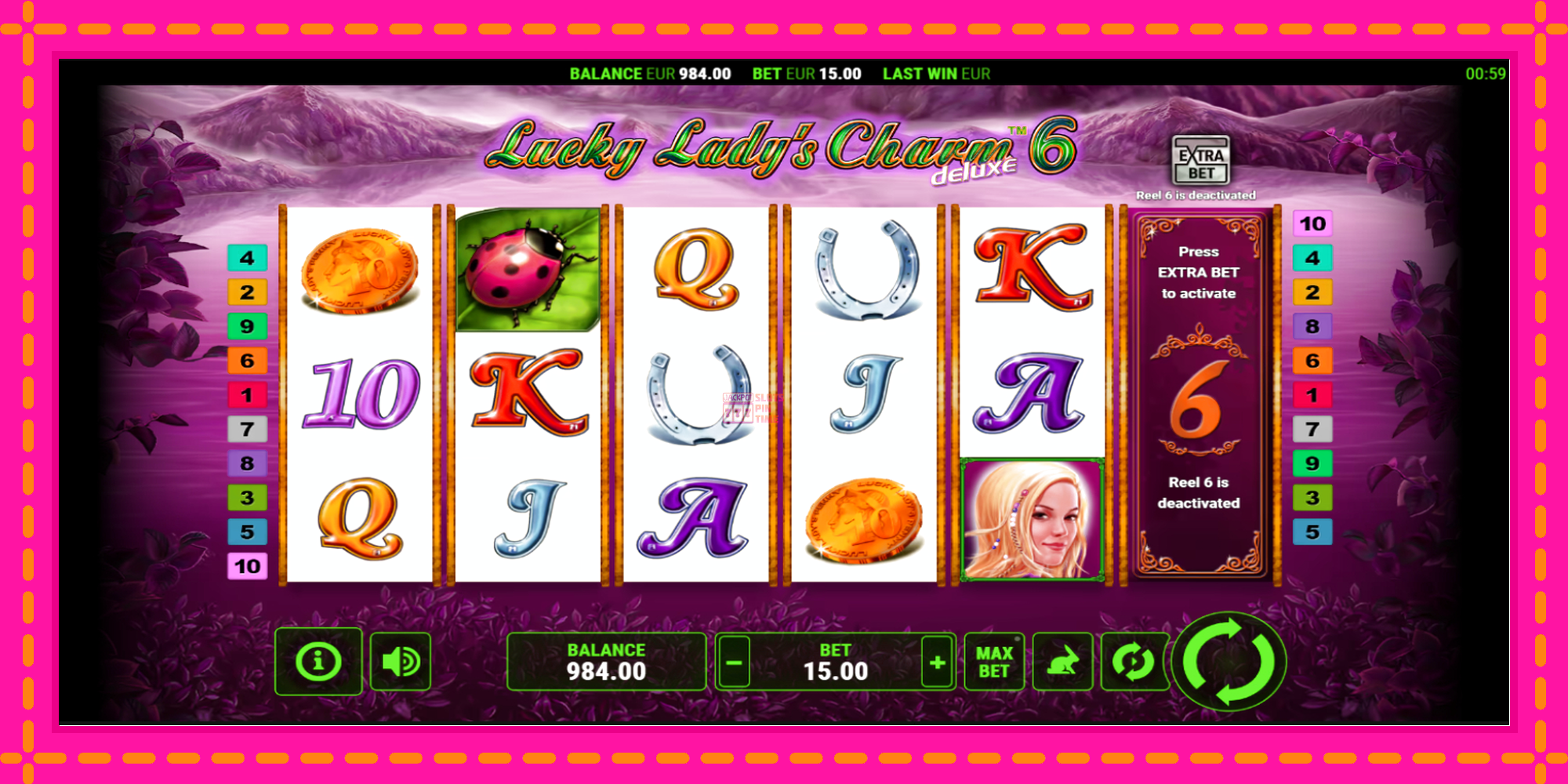 Slot machine Lucky Ladys Charm Deluxe 6 gratuitamente, immagine 2