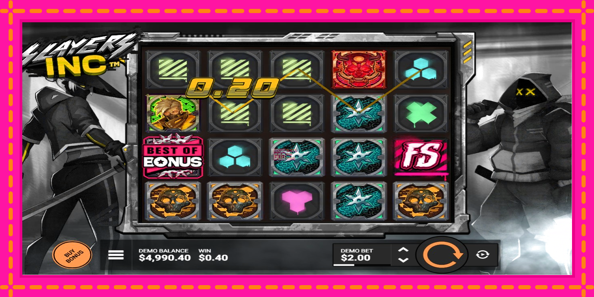 Slot machine Slayers Inc gratuitamente, immagine 2