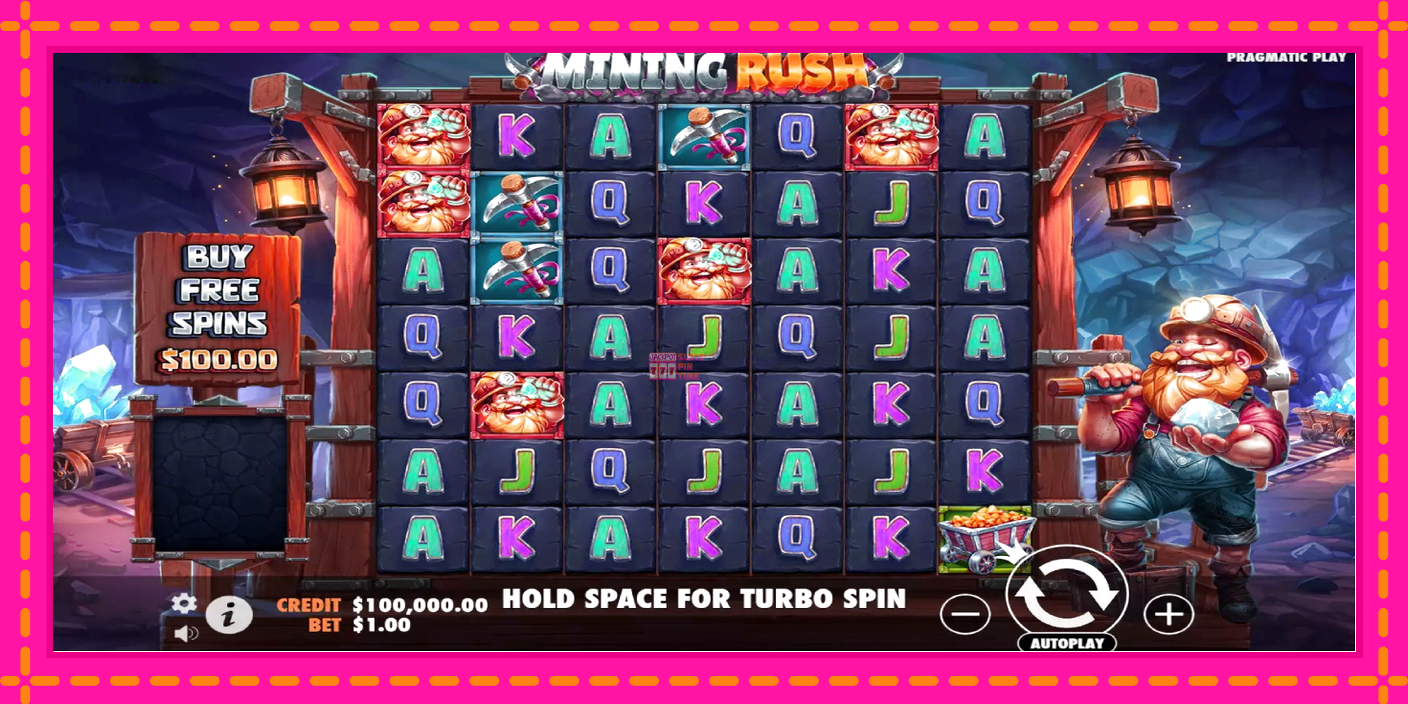 Slot machine Mining Rush gratuitamente, immagine 2