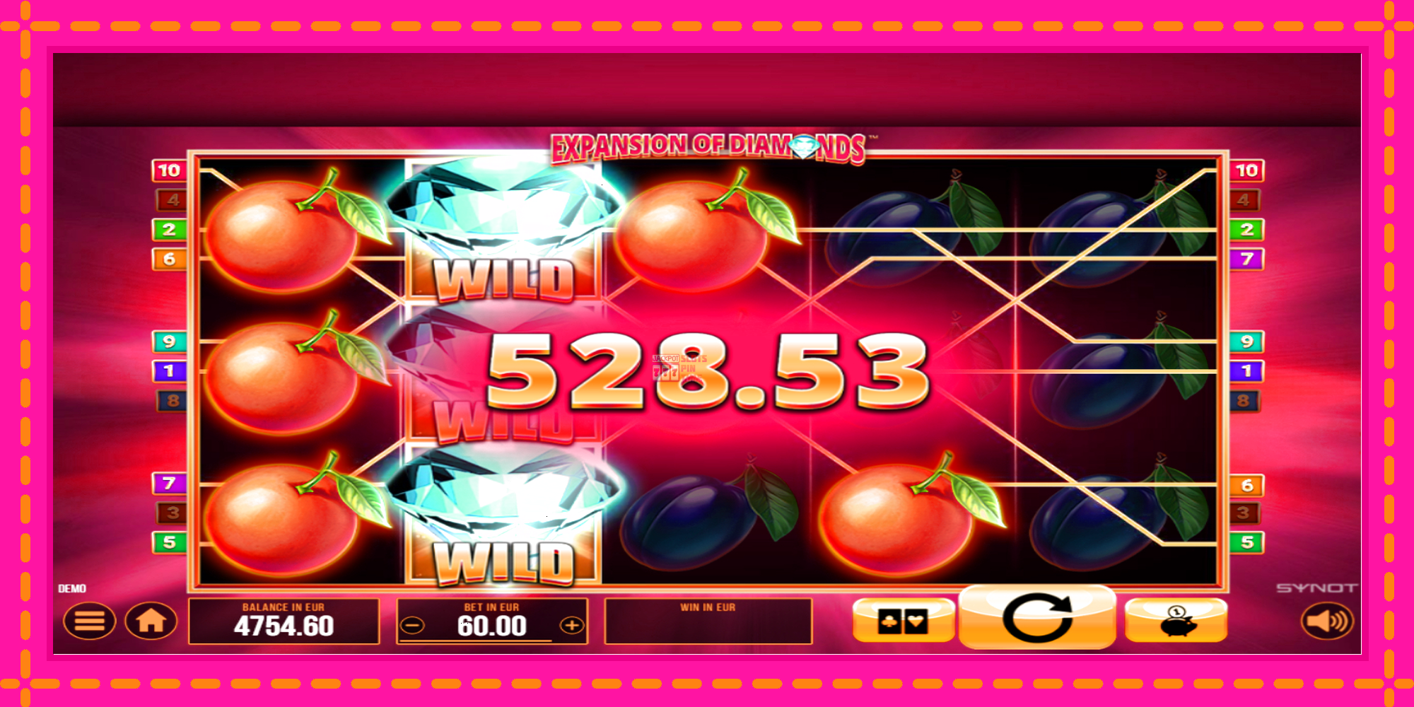 Slot machine Expansion of Diamonds gratuitamente, immagine 4