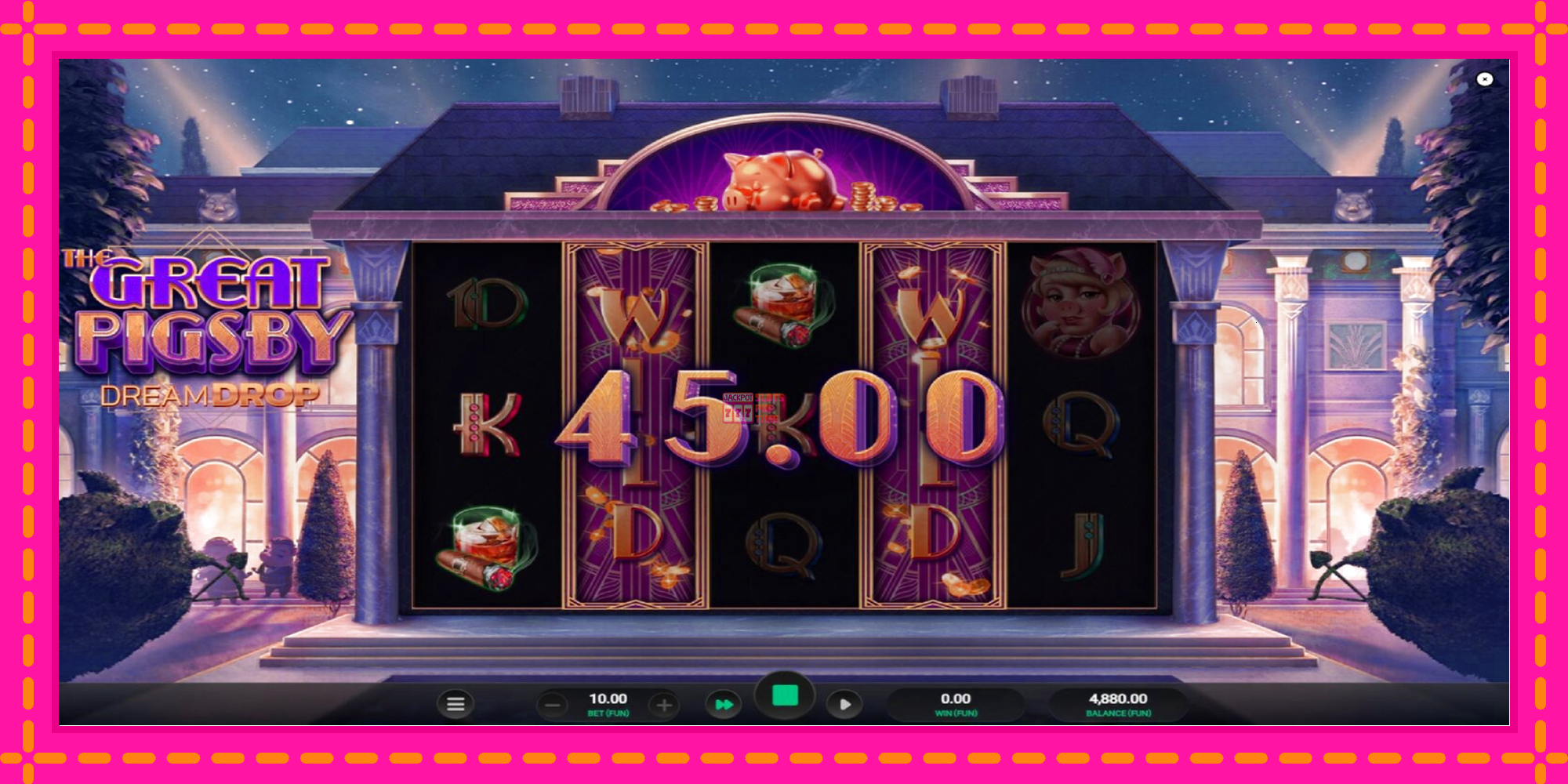 Slot machine The Great Pigsby Dream Drop gratuitamente, immagine 3