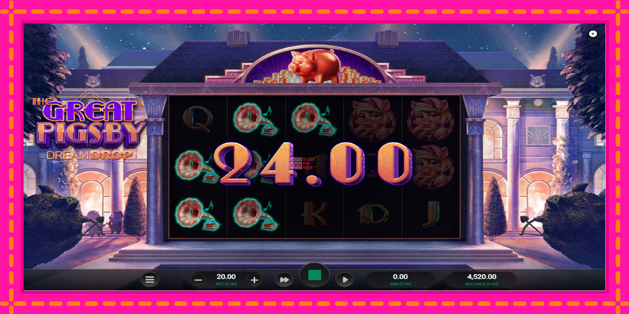 Slot machine The Great Pigsby Dream Drop gratuitamente, immagine 4