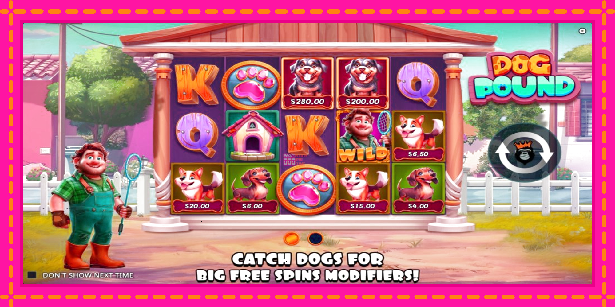 Slot machine Dog Pound gratuitamente, immagine 1