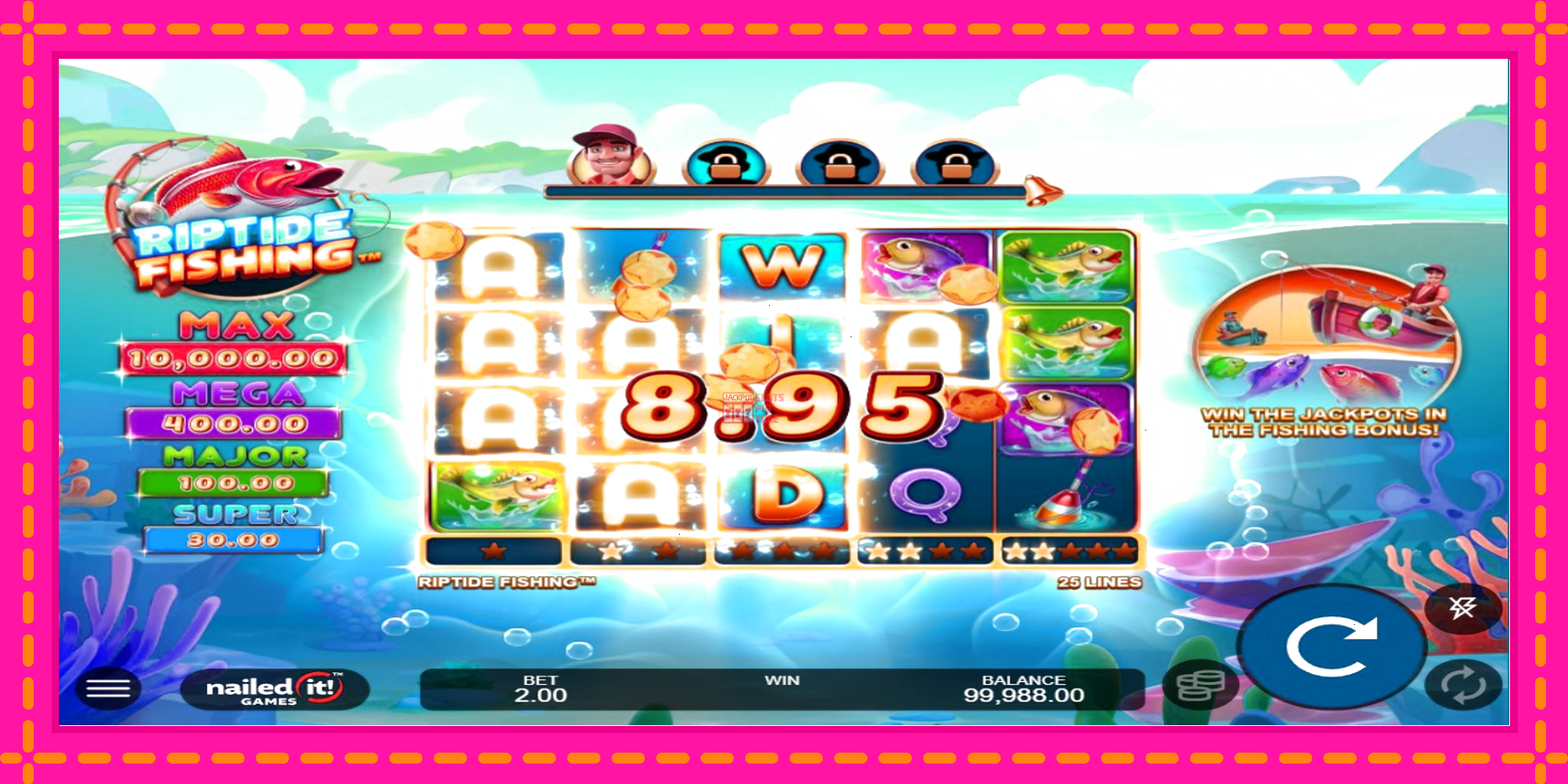 Slot machine Riptide Fishing gratuitamente, immagine 4