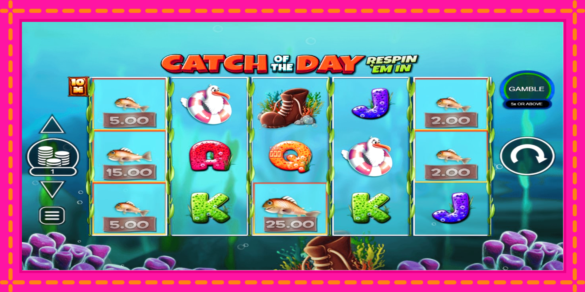 Slot machine Catch of the Day Respin Em In gratuitamente, immagine 2