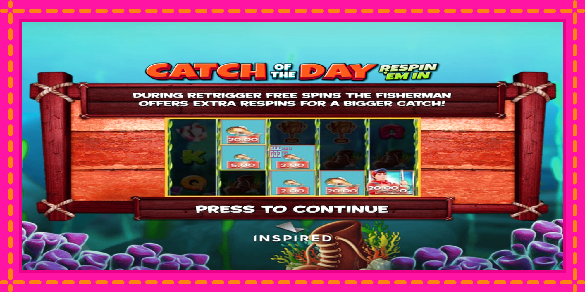 Slot machine Catch of the Day Respin Em In gratuitamente, immagine 4