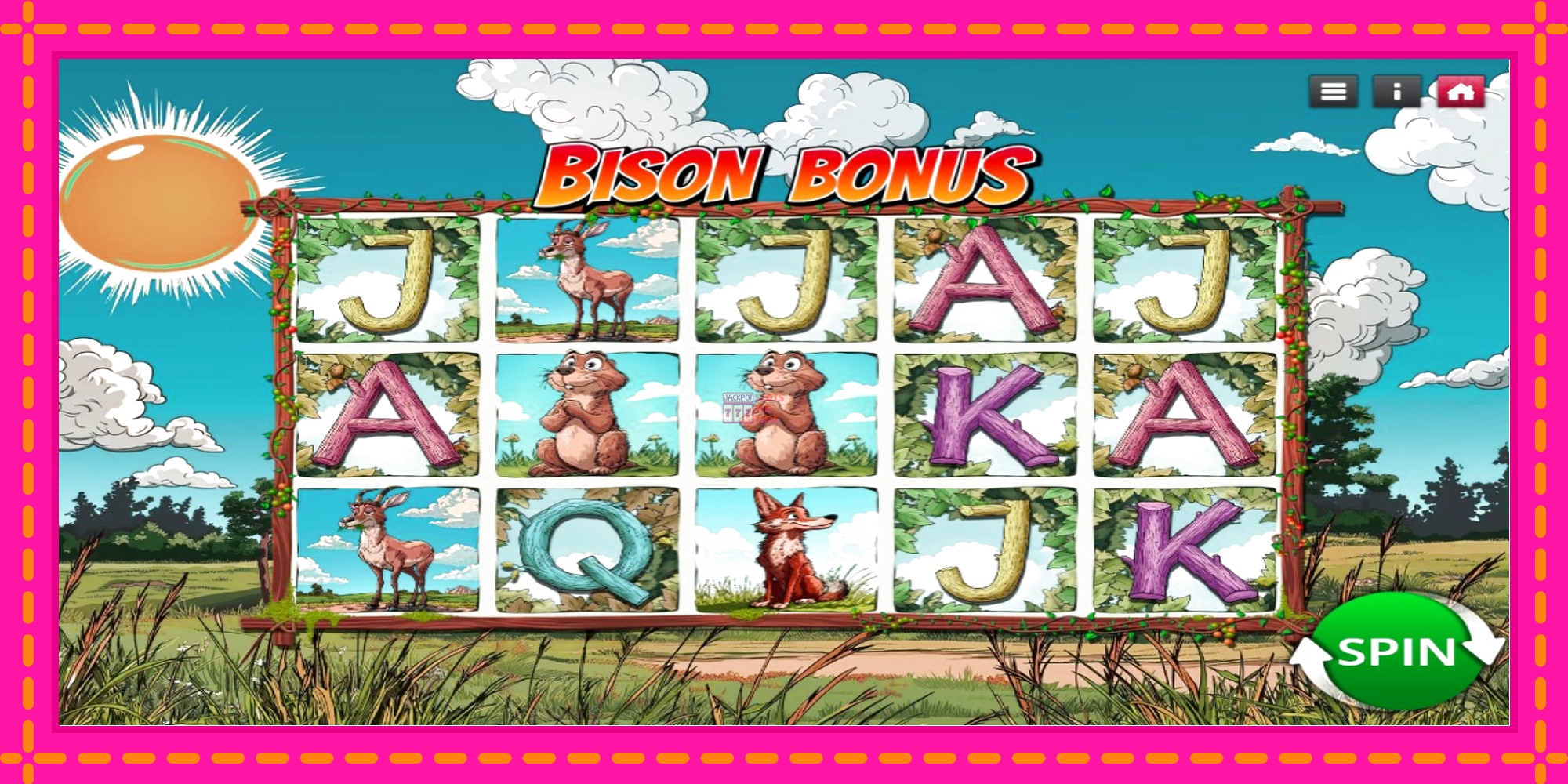 Slot machine Bison Bonus gratuitamente, immagine 1