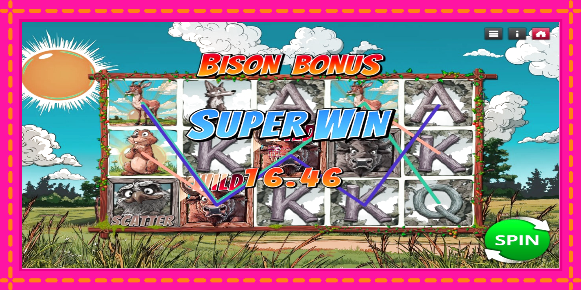 Slot machine Bison Bonus gratuitamente, immagine 3