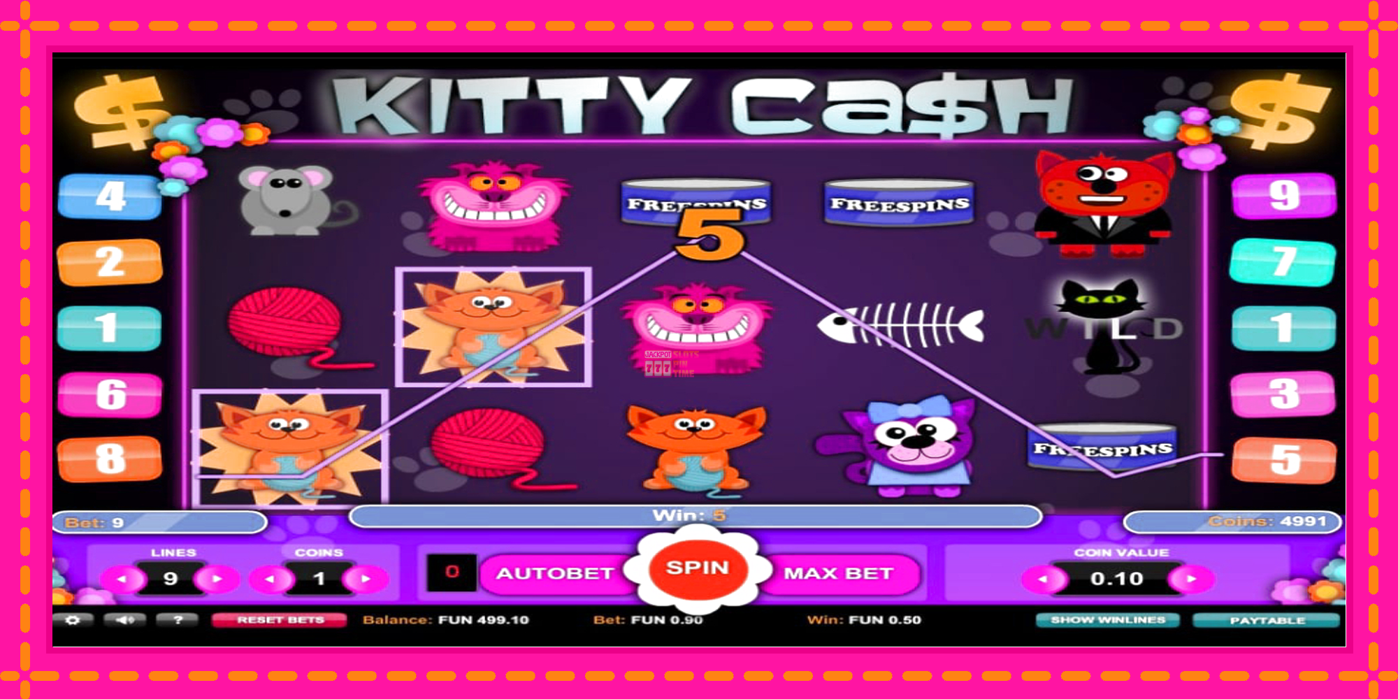 Slot machine Kitty Cash gratuitamente, immagine 3