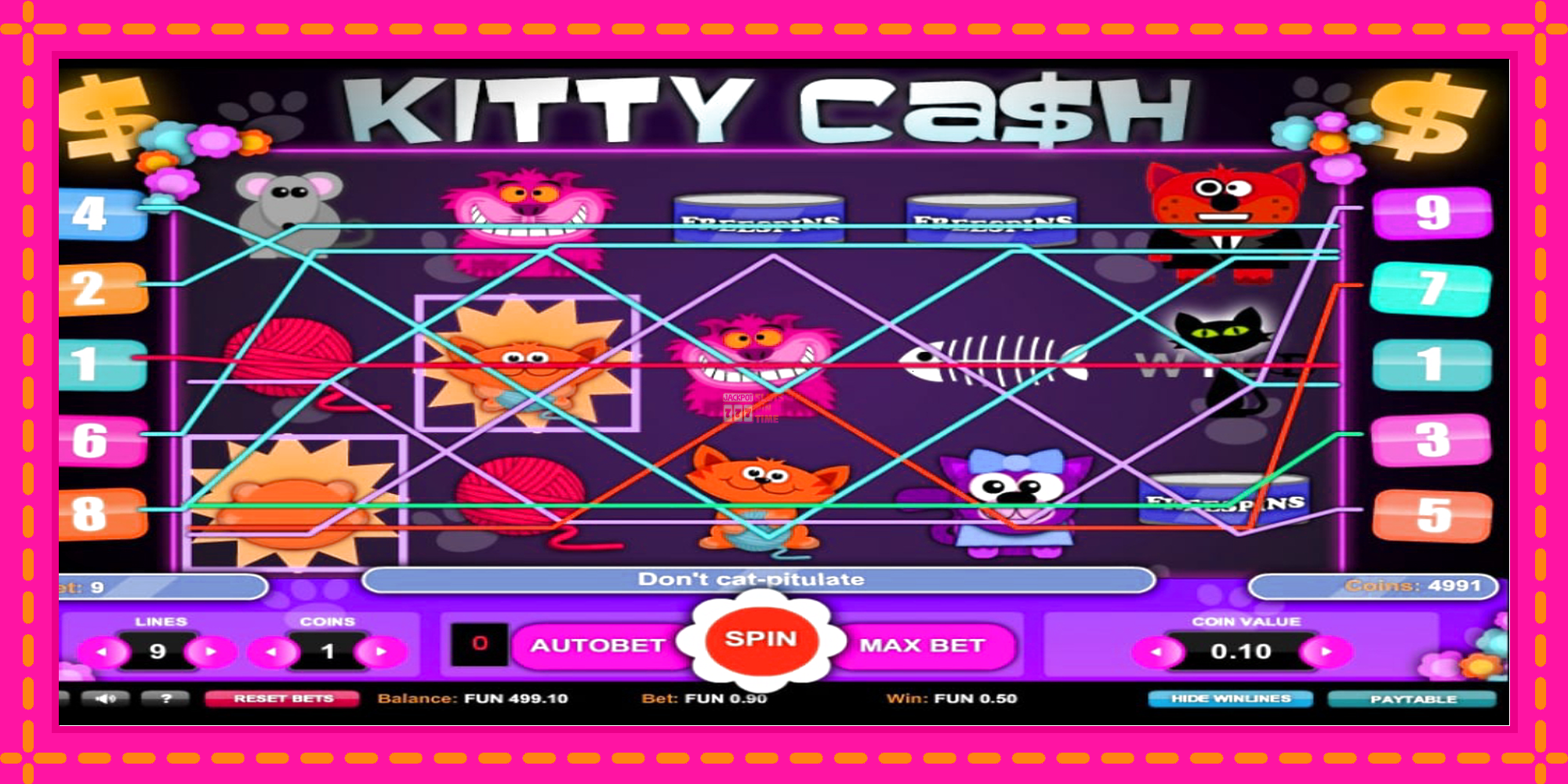 Slot machine Kitty Cash gratuitamente, immagine 4