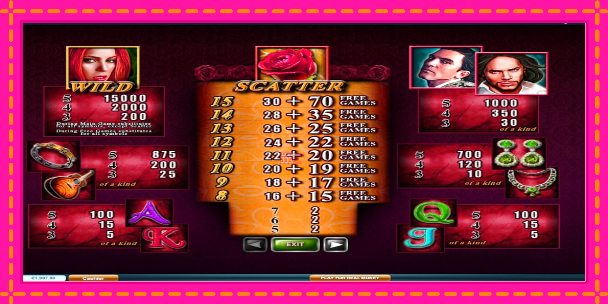 Slot machine Esmeralda gratuitamente, immagine 4