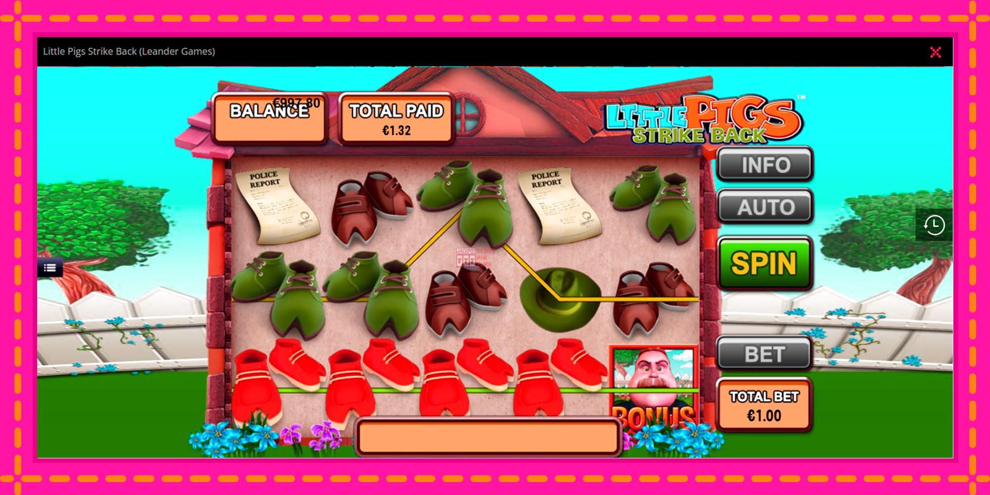 Slot machine Little Pigs Strike Back gratuitamente, immagine 3