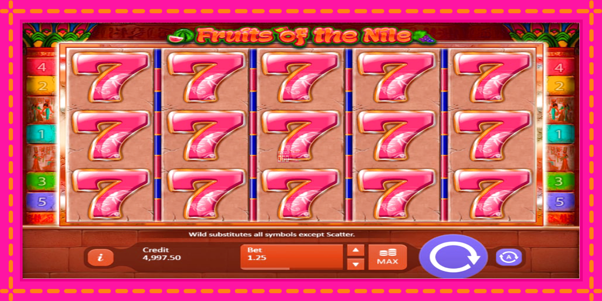 Slot machine Fruits of the Nile gratuitamente, immagine 2