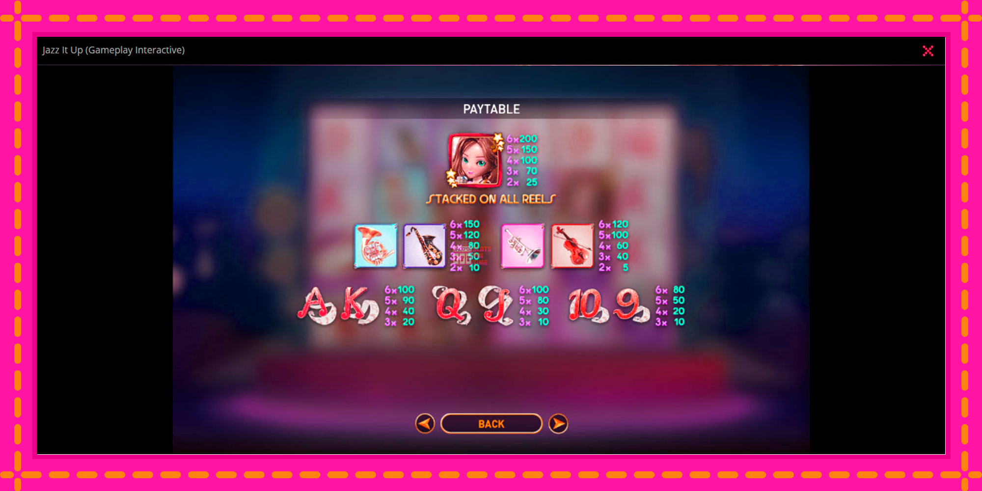 Slot machine Jazz It Up gratuitamente, immagine 6