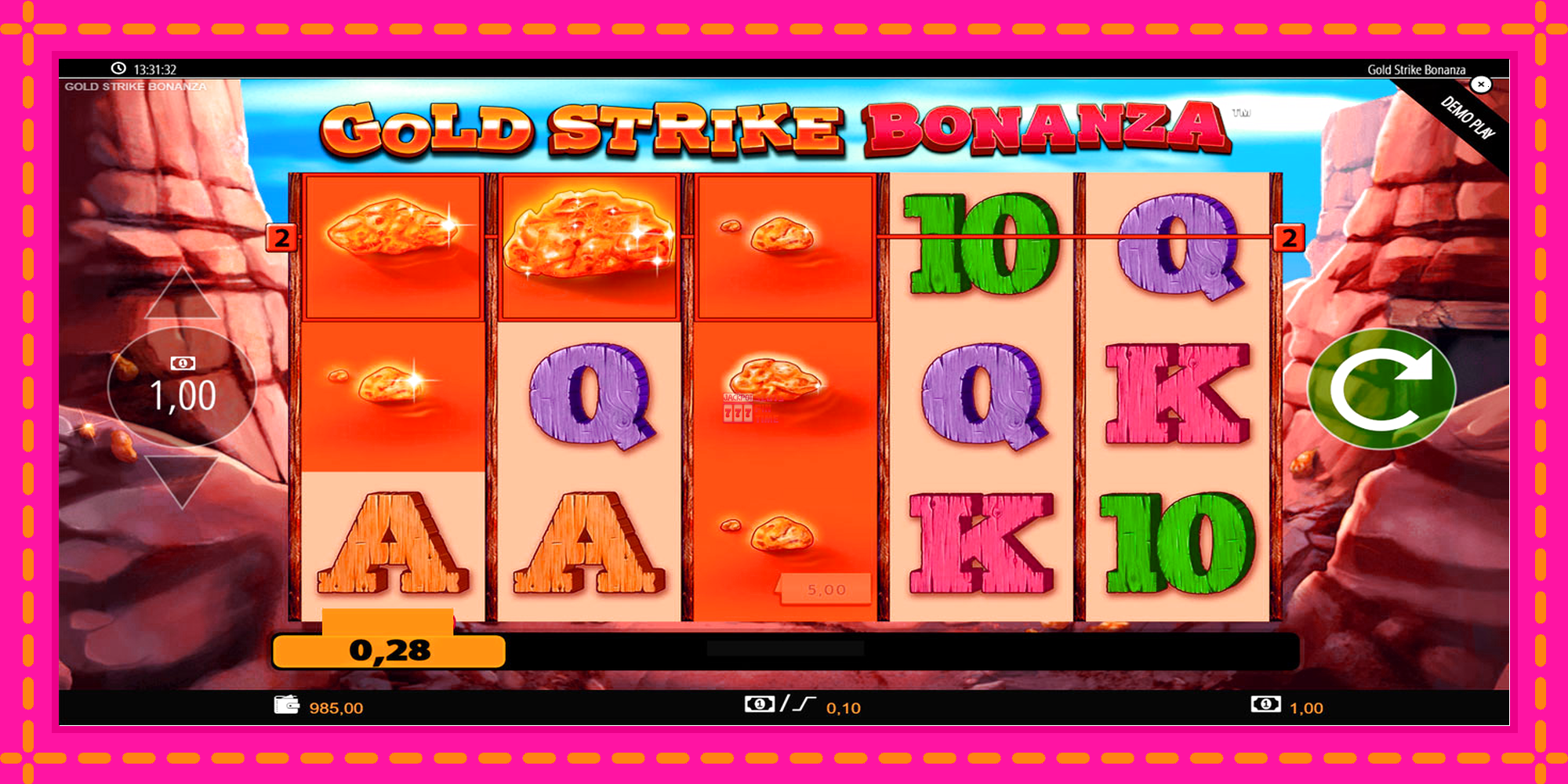 Slot machine Gold Strike Bonanza gratuitamente, immagine 7