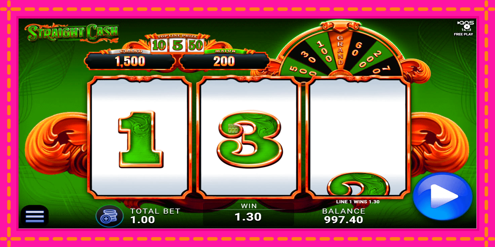 Slot machine Straight Cash gratuitamente, immagine 4