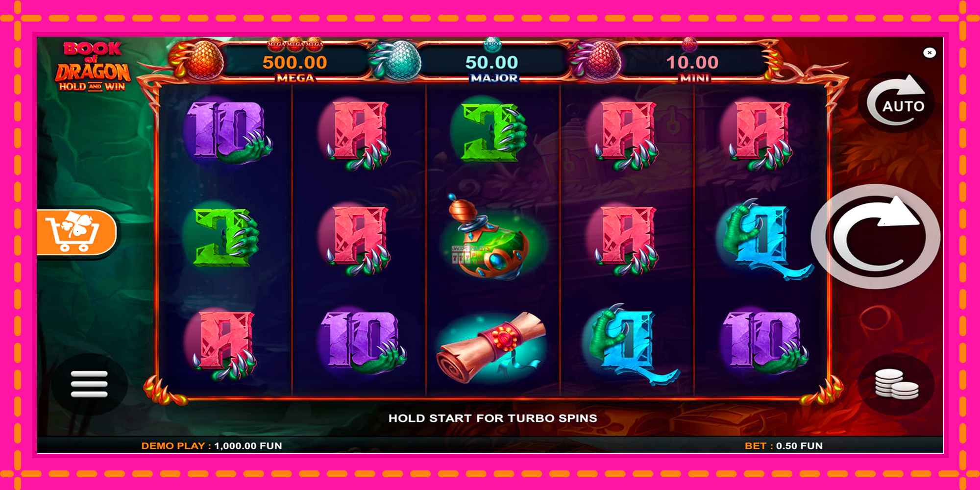 Slot machine Book of Dragon Hold and Win gratuitamente, immagine 1