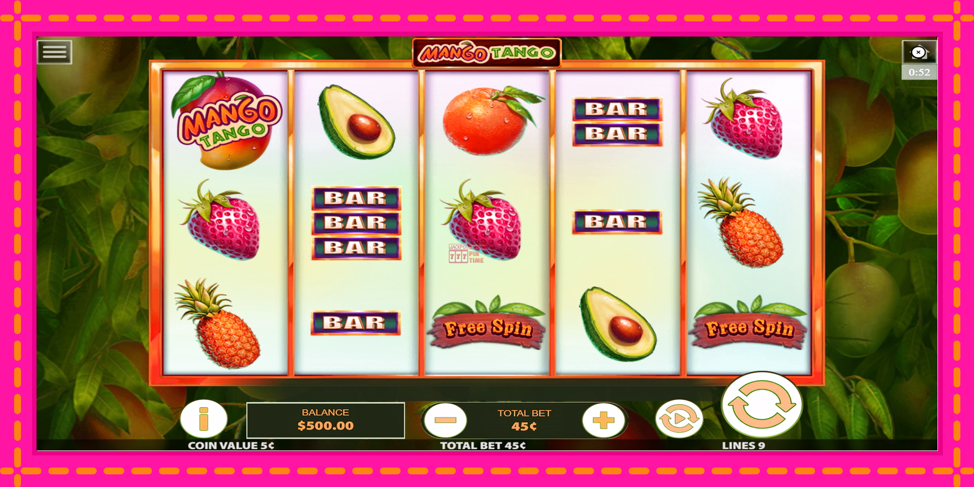 Slot machine Mango Tango gratuitamente, immagine 2