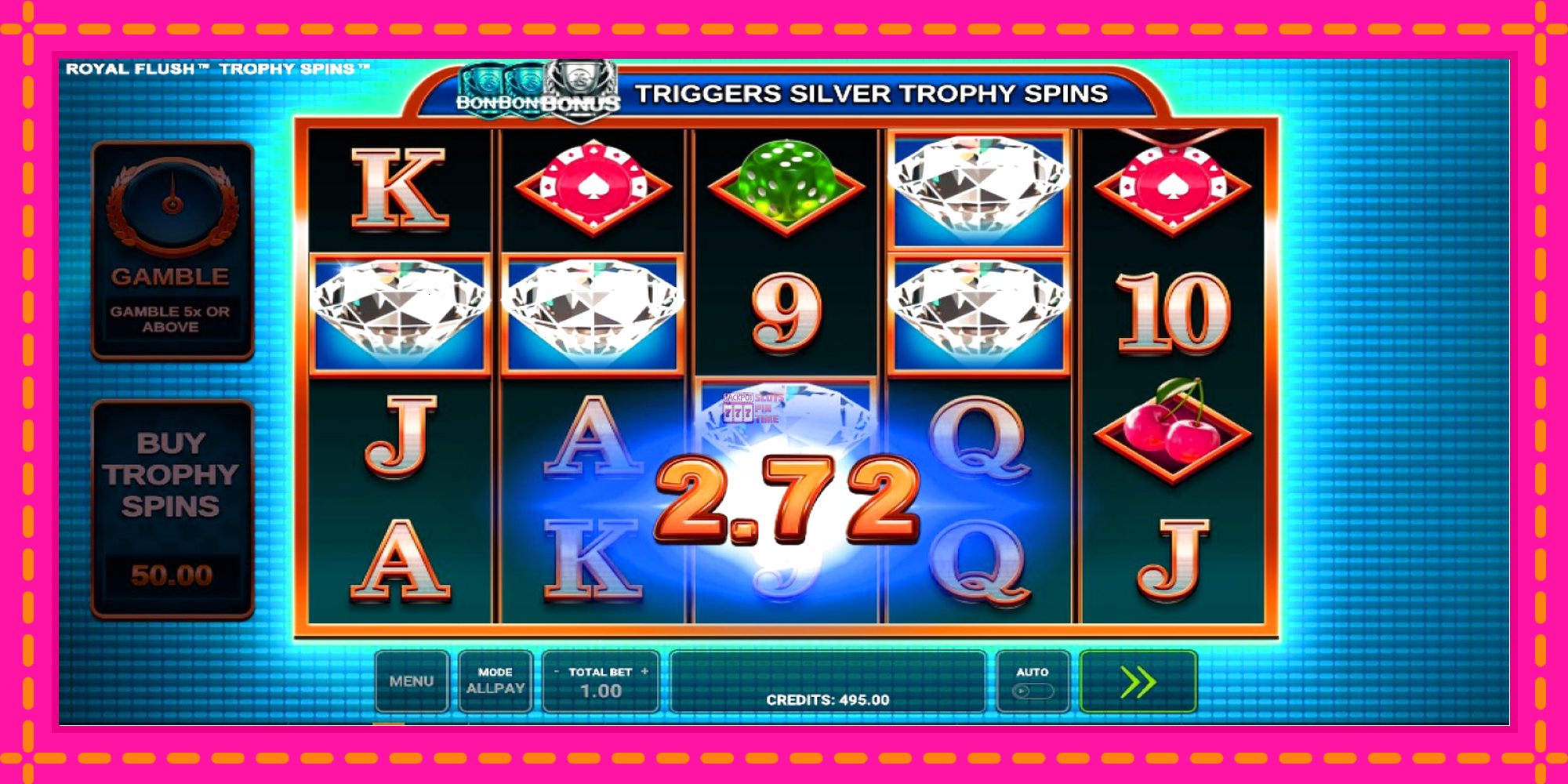 Slot machine Royal Flush Trophy Spins gratuitamente, immagine 2