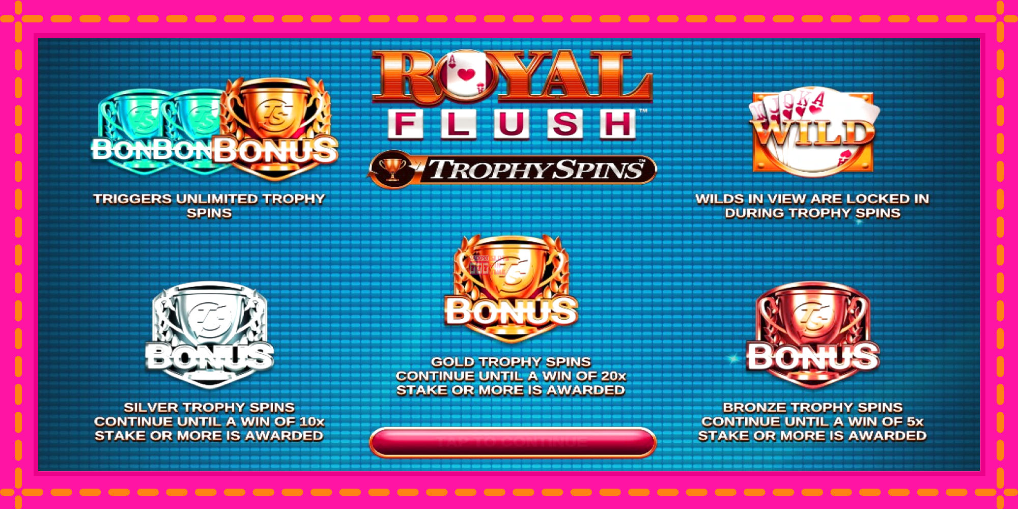 Slot machine Royal Flush Trophy Spins gratuitamente, immagine 3